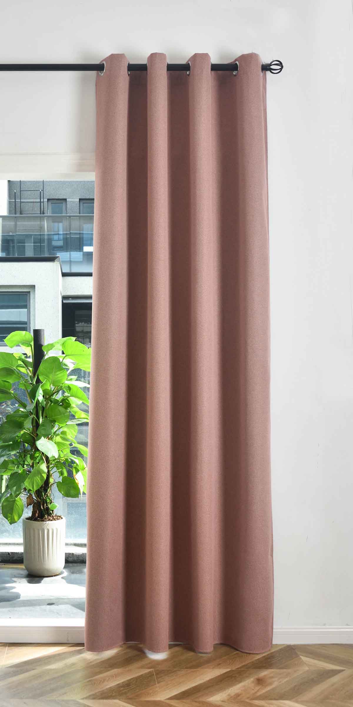 Verdunkelungsvorhang Ösen Raffhalter 100% Verdunkelung Blackout »München Dark« Dreischichtige Bindung Fischgrätmuster 202410 Altrosa HxB 225x145 cm Vorhang 202410altrosa_3a666b6b-2ebb-494c-8364-1c655af8876a | Gardinenbox.de