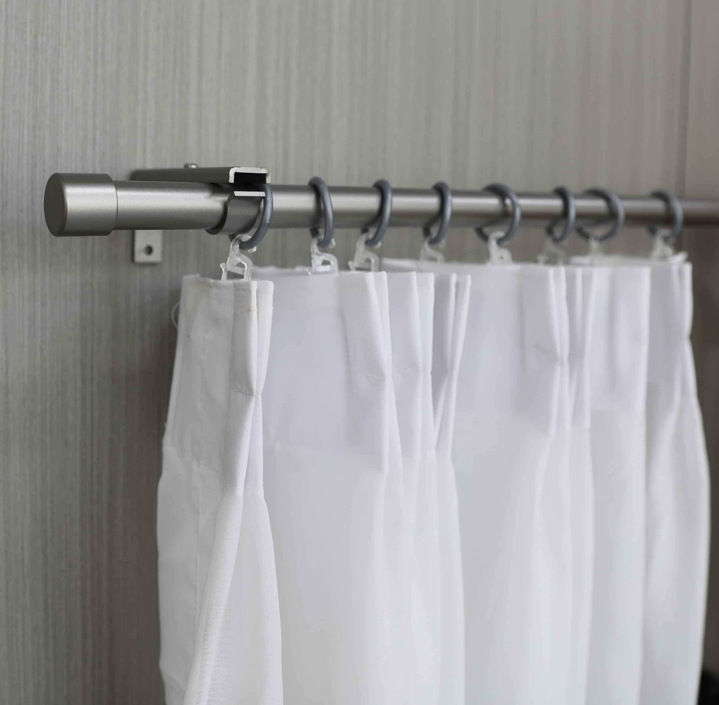 Ausziehbare Gardinenstange »Ningbo« Ø16/19 mm Komplettset zum sofortigen Montieren Wand- und Deckenmontage 2024140 Innenlaufstange 2024140_edel_6 | Gardinenbox.de