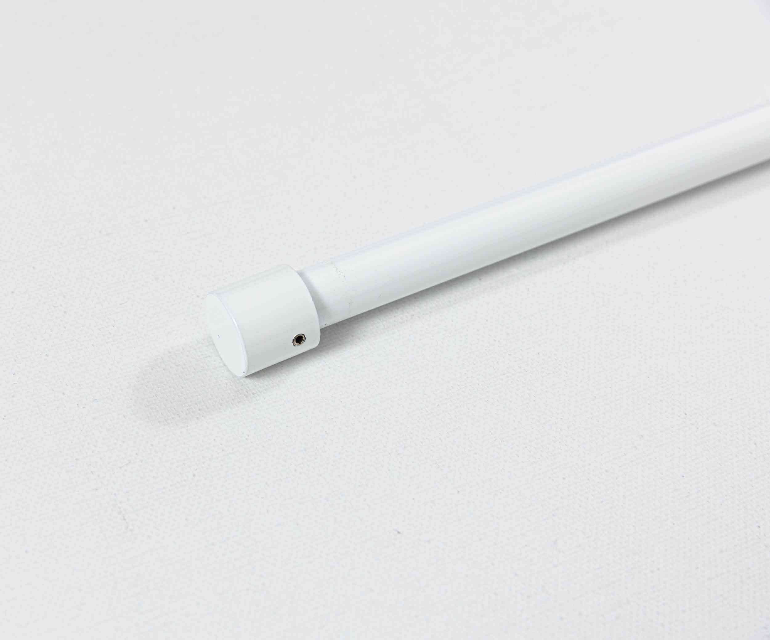 Ausziehbare Gardinenstange »Ningbo« Ø16/19 mm Komplettset zum sofortigen Montieren Wand- und Deckenmontage 2024140 Innenlaufstange 2024140_weiss_2 | Gardinenbox.de