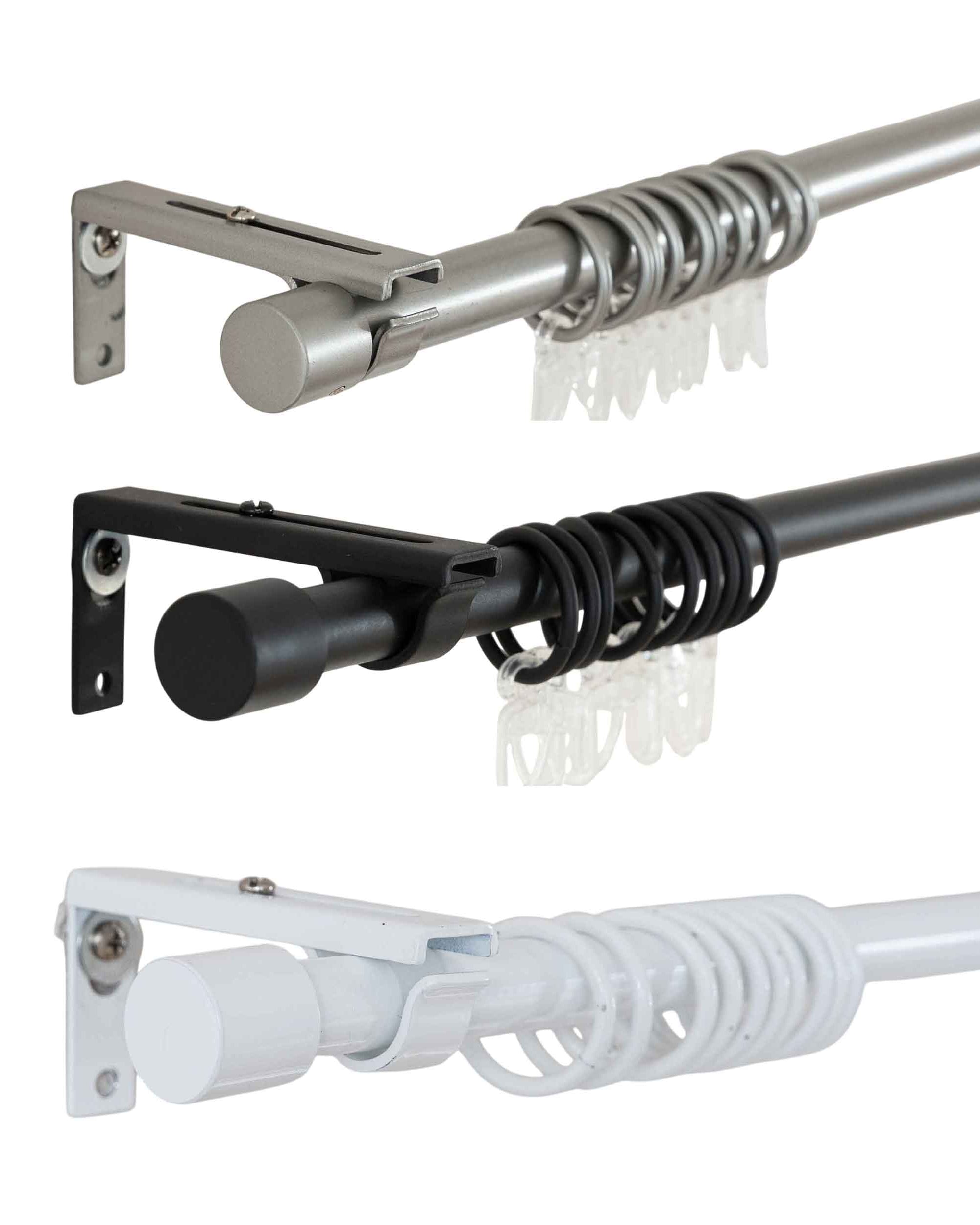 Ausziehbare Gardinenstange »Ningbo« Ø16/19 mm Komplettset zum sofortigen Montieren Wand- und Deckenmontage 2024140 Innenlaufstange 2024140var | Gardinenbox.de