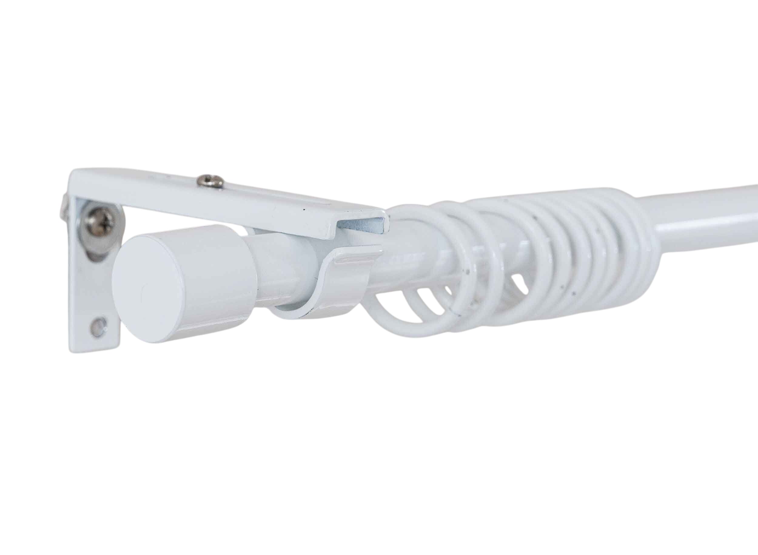 Ausziehbare Gardinenstange »Ningbo« Ø16/19 mm Komplettset zum sofortigen Montieren Wand- und Deckenmontage 2024140 Weiß Innenlaufstange 2024140weiss | Gardinenbox.de