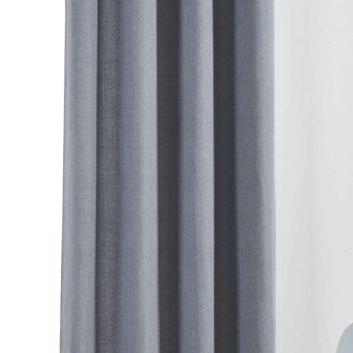 Vorhang Ösen »Essen« Cationic Raffhalter Leinenstruktur blickdicht lichtdurchlässig 210 g/m² 202430 Dunkelgrau Vorhang 202430dunkelgrau_78990321-6d9f-4750-bb8d-2db3bc3c5615 | Gardinenbox.de