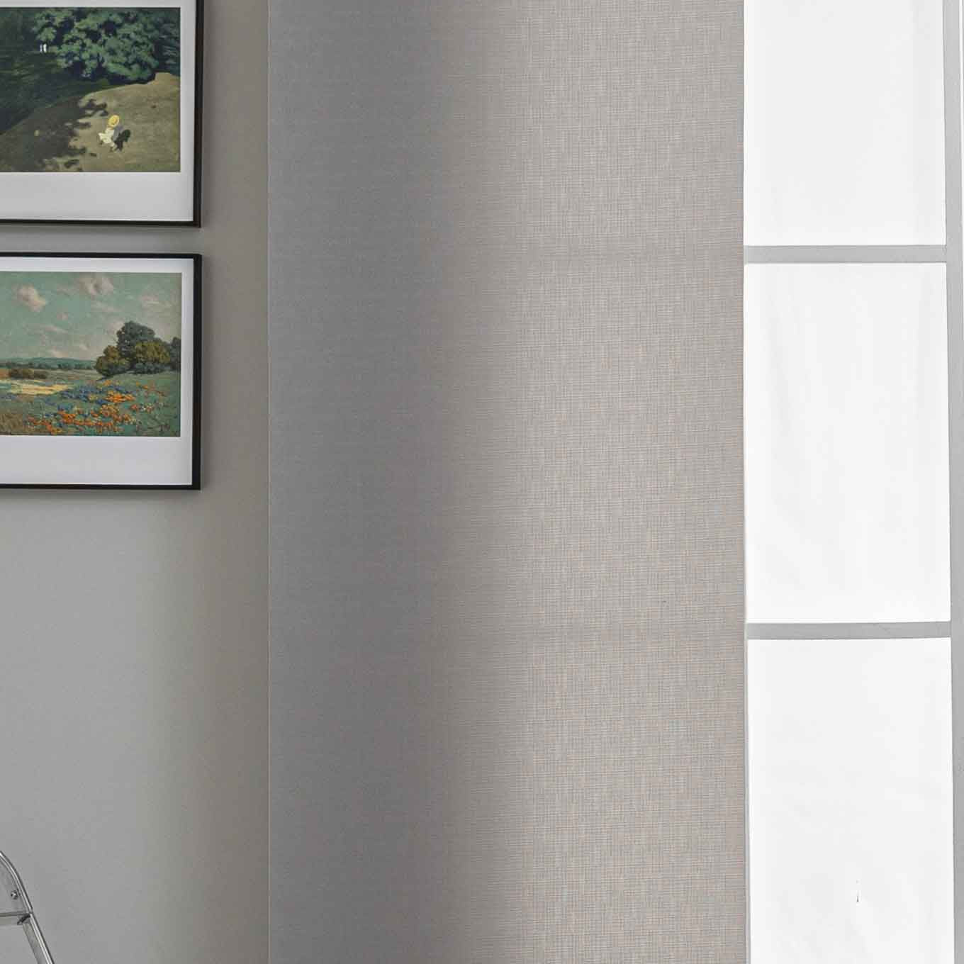 Schiebegardine »New Amsterdam« Strukturiert, Modern, schlicht und vielseitig einsetzbar mit Paneelwagen und Beschwerungsstange 2024740