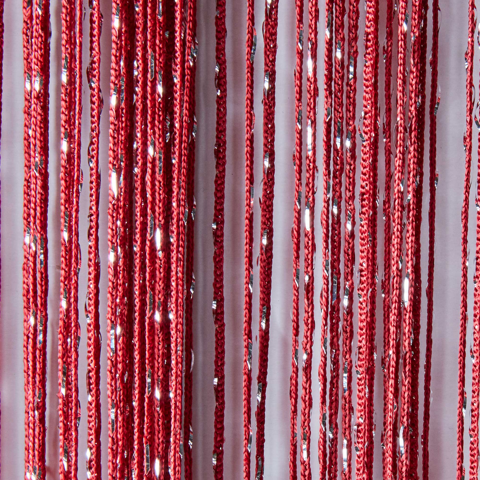 2er Set Fadengardine mit Tunneldurchzug und eingenähtem Kräuselband, geeignet für Gardinenstangen und Gardinenschienen Fadenvorhänge Fadenstores Raumteiler 20303CN2 Fadengardine 20303_Bordeaux_lurex-Lupe_1_5db8ad44-c7f5-456f-bdcb-88364b1333f2 | Gardinenbox.de