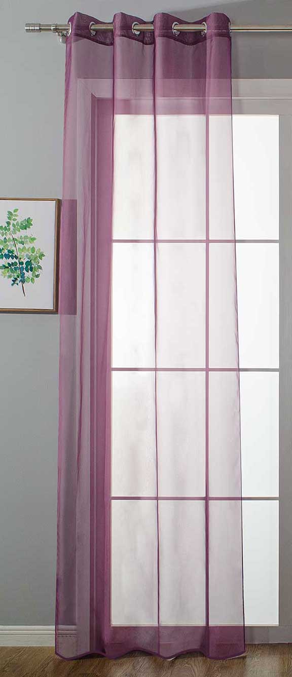Ösenvorhang Transparent »Uni« Gardine Stores Vorhang Ösen Bleibandabschluß Wohnzimmer 20332-cn Lila HxB 225x140 cm Gardinenschal 20332-cnlila_18fef0ef-43e7-442a-8abf-e5065e3ab9cc | Gardinenbox.de