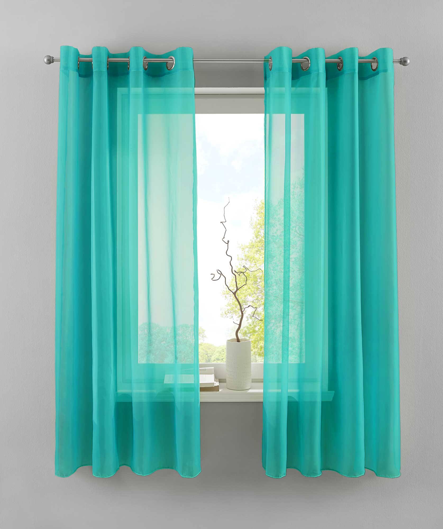 2er Set Ösengardinen Transparent »Basel« Gardine Bleiband Store Vorhang 20332TR2 BlauTürkis HxB 175x140 cm Gardinen Set 20332TR2blautuerkis-175_4212116d-55d8-4d8c-bc53-da966e254b7f | Gardinenbox.de