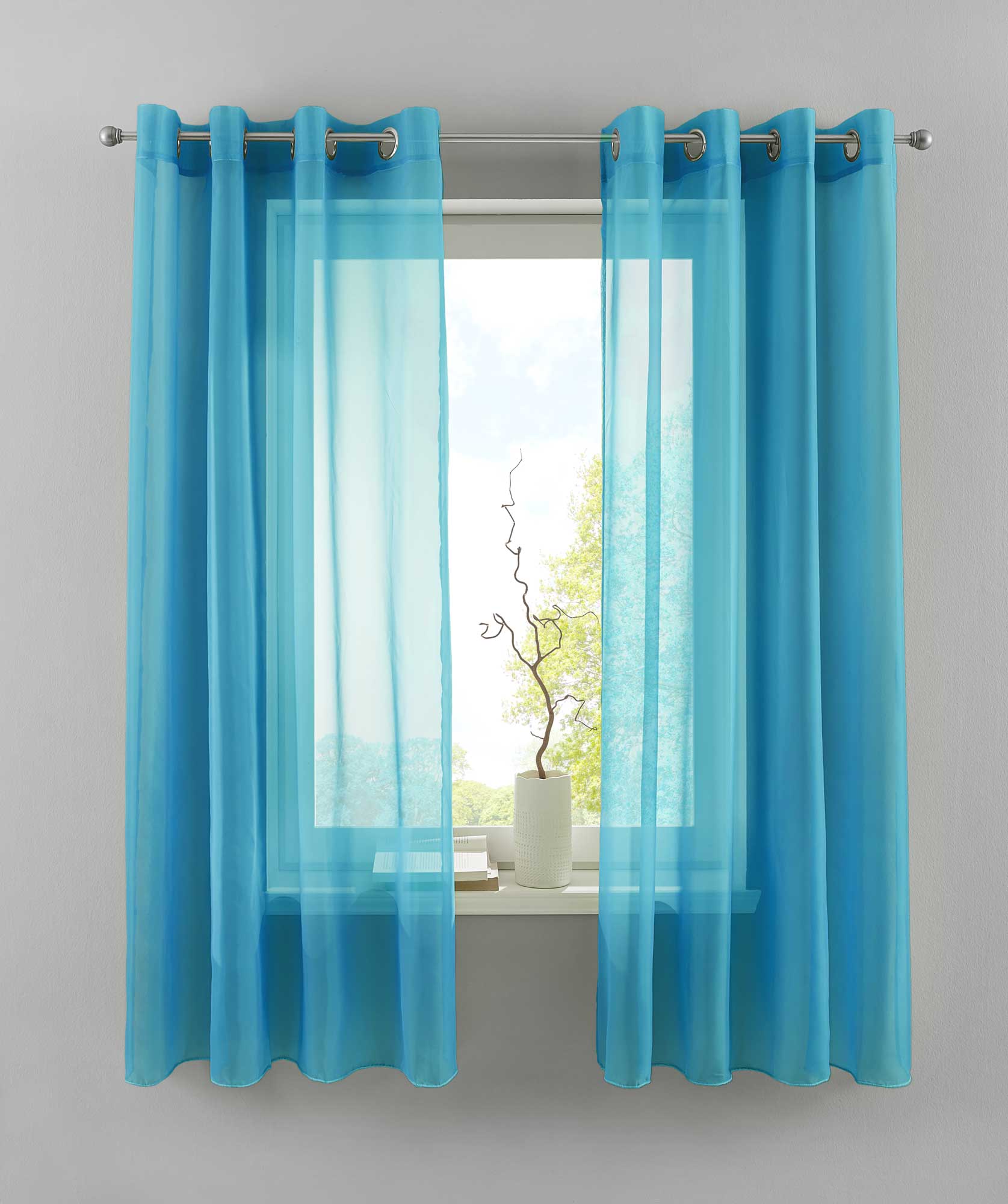 2er Set Ösengardinen Transparent »Basel« Gardine Bleiband Store Vorhang 20332TR2 Gardinen Set 20332TR2petrol-175_3227d6bb-2bd2-46f4-b20f-0b83cef0de6d | Gardinenbox.de