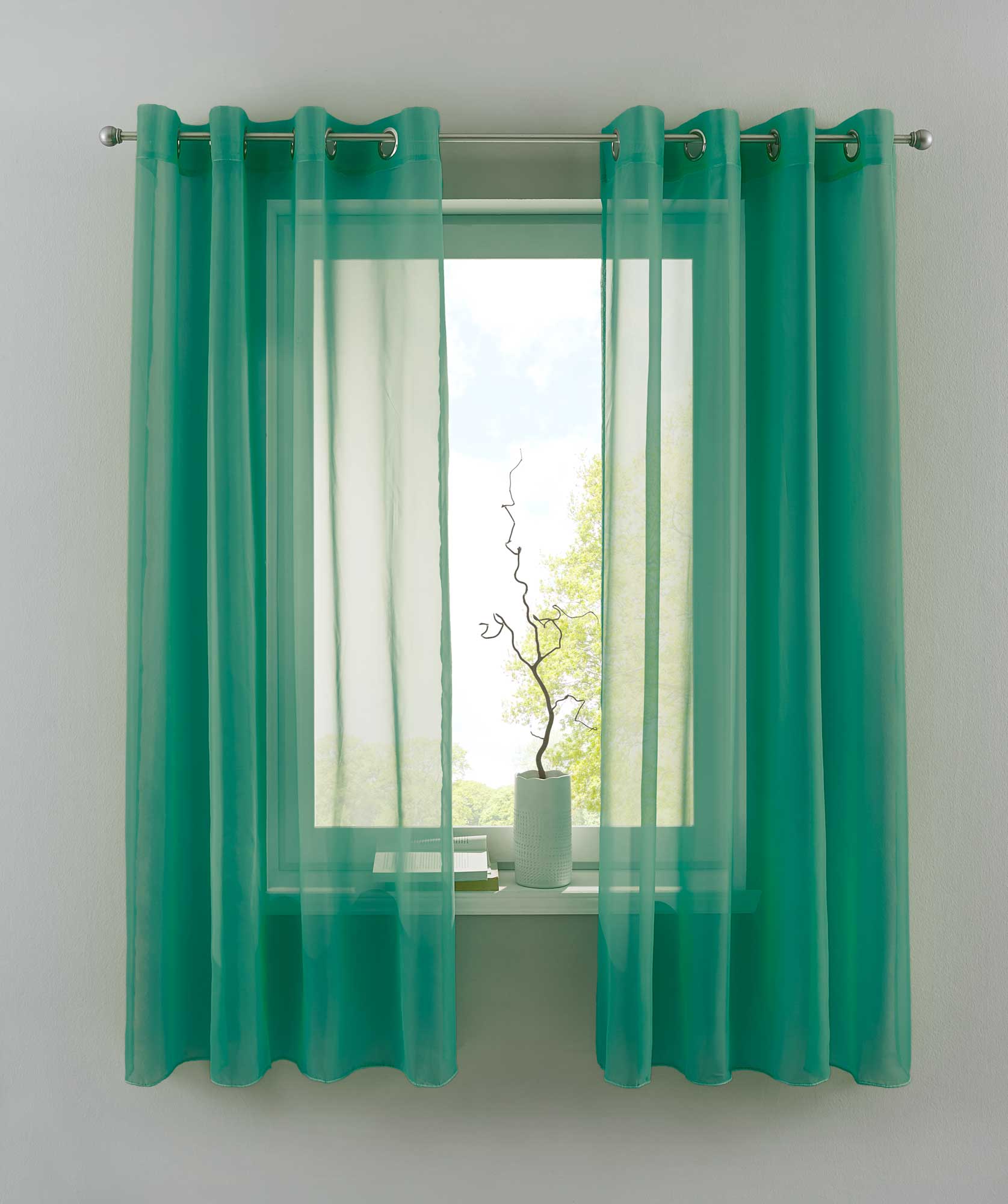 2er Set Ösengardinen Transparent »Basel« Gardine Bleiband Store Vorhang 20332TR2 Gardinen Set 20332TR2petrol-175_bc6b5bb2-d862-4218-ae01-84aaec763756 | Gardinenbox.de