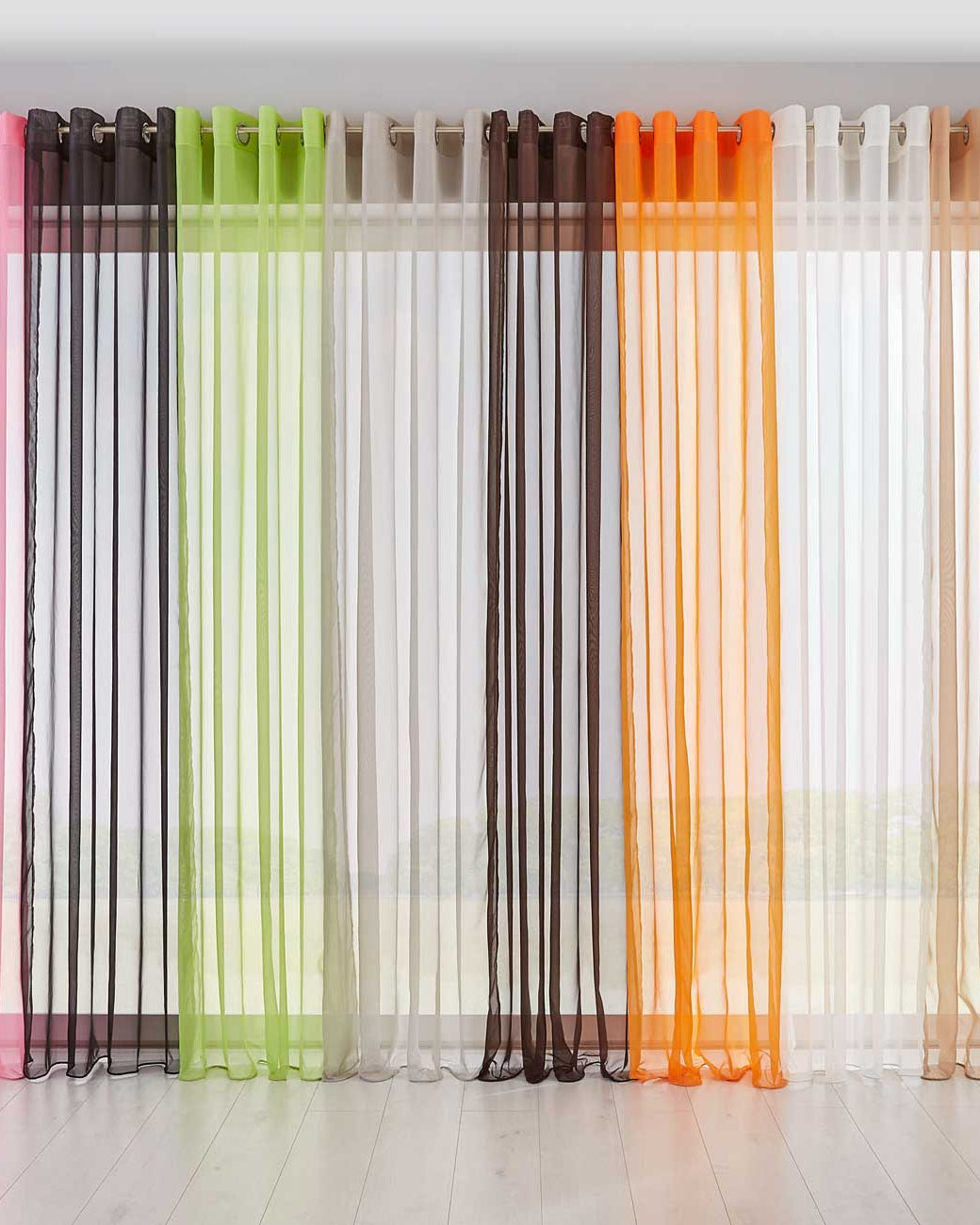 2er Set Ösengardinen Transparent »Basel« Gardine Bleiband Store Vorhang 20332TR2 Gardinen Set 20332TR2var | Gardinenbox.de