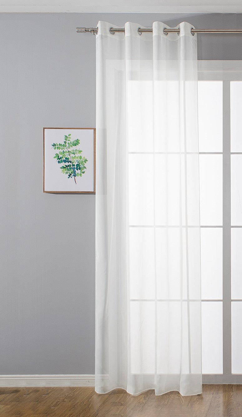 2er-Pack Ösen Gardinen Transparent Vorhang Set Wohnzimmer Voile Ösenvorhang Bleibandabschluß 203322 Gardinen Set 2033_bleiband_-_Kopie | Gardinenbox.de