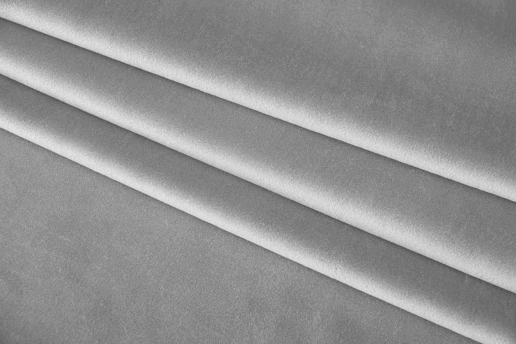 Verdunkelung Flächenvorhang Schiebegardine »Milano« Samt blickdicht Blackout Paneelwagen Beschwerungsstange 203571 Schiebegardine 20357_grau_2_heller | Gardinenbox.de