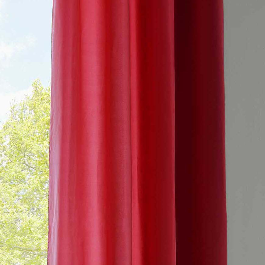 1er Set Vorhänge Schal Ösen »Berlin« Microsatin Lichtdurchlässig Uni Matt 20405N