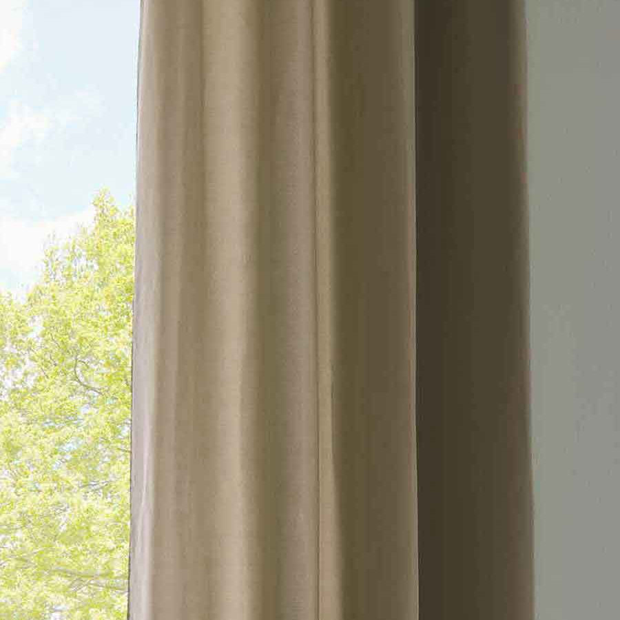 1er Set Vorhänge Schal Ösen »Berlin« Microsatin Lichtdurchlässig Uni Matt 20405N
