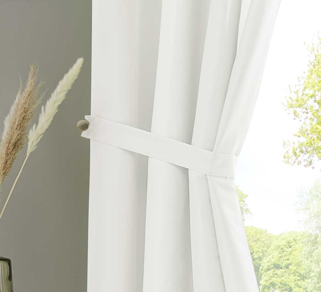 2er Set Vorhänge Schal Schlaufen »Berlin« Microsatin Lichtdurchlässig Kräuselband Uni Matt 20400N2 Vorhang 20405_raff_creme_1_a5f15302-3cf7-41fc-ae8d-086d390e0a82 | Gardinenbox.de