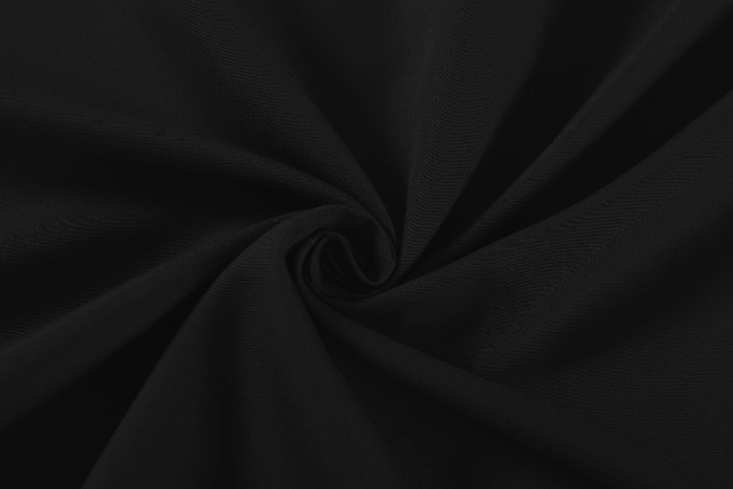 Vorhang Set Schal Ösen Microsatin Segeltuch Querbehang lichtdurchlässig Deko Wohnzimmer 20405S4 Vorhang Set 20405_schwarz_1 | Gardinenbox.de