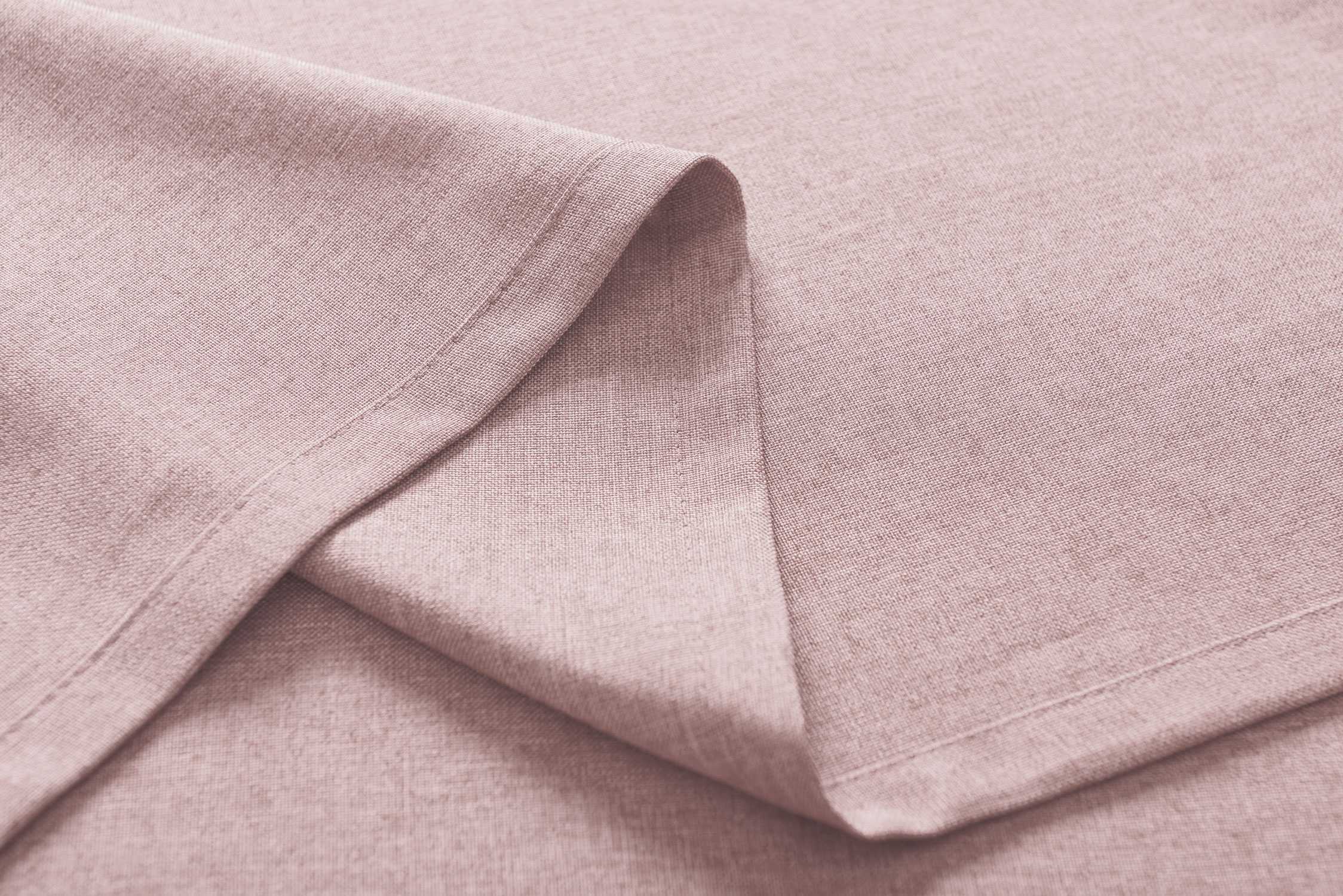 Vorhang Schal verdeckte Schlaufen >>Cationic<< blickdicht Leinen Optik natura seidenmatt (HxB) Landhaus Stil 20440 Vorhang 20440K_altrosa_d2_1 | Gardinenbox.de