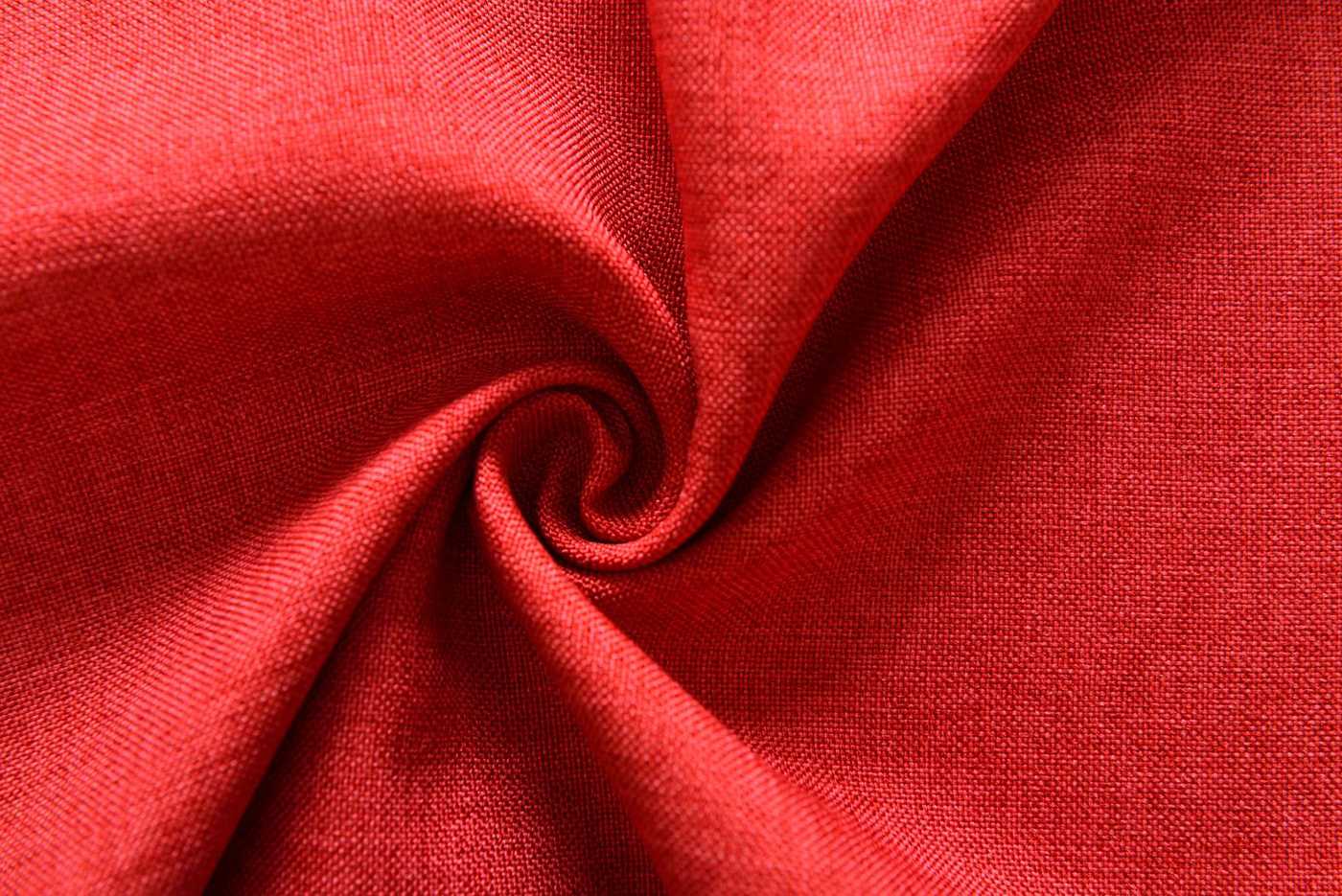 Vorhang Schal verdeckte Schlaufen >>Cationic<< blickdicht Leinen Optik natura seidenmatt (HxB) Landhaus Stil 20440 Vorhang 20440_Rot_10 | Gardinenbox.de