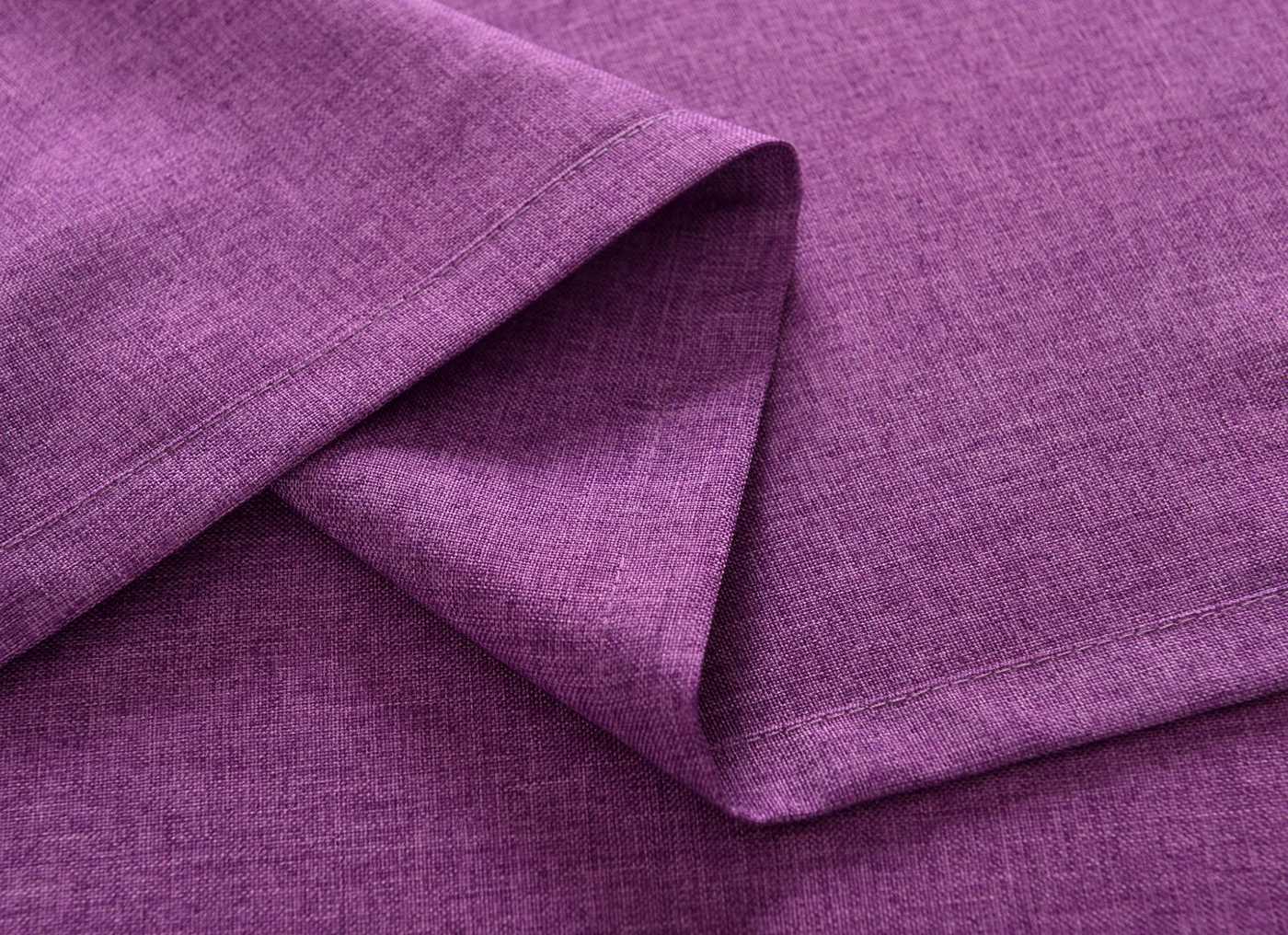 Vorhang Schal verdeckte Schlaufen >>Cationic<< blickdicht Leinen Optik natura seidenmatt (HxB) Landhaus Stil 20440 Vorhang 20440_fuchsia_2 | Gardinenbox.de