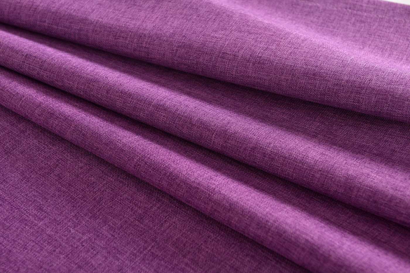 Vorhang Schal verdeckte Schlaufen >>Cationic<< blickdicht Leinen Optik natura seidenmatt (HxB) Landhaus Stil 20440 Vorhang 20440_fuchsia_5 | Gardinenbox.de