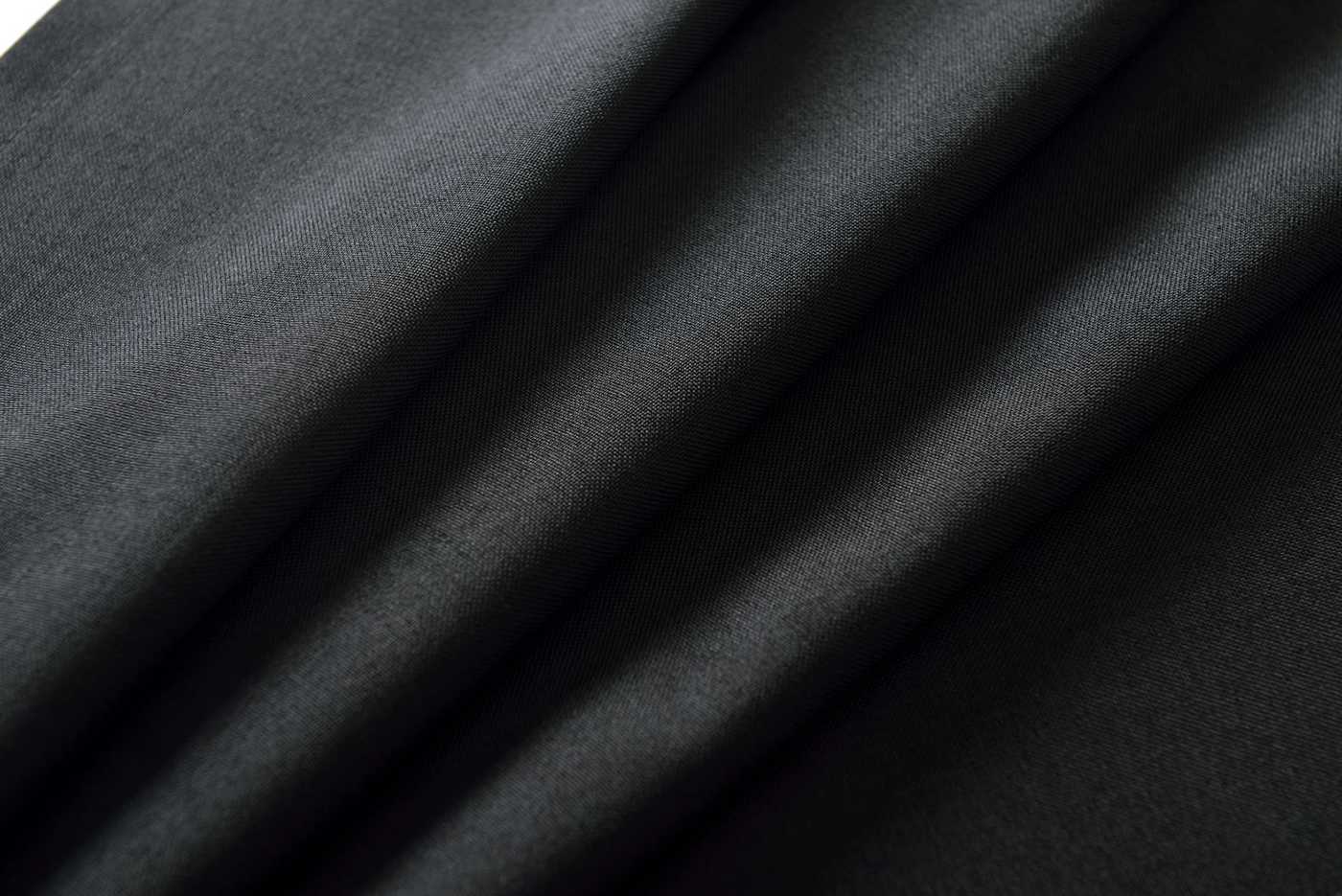 Vorhang Schal verdeckte Schlaufen >>Cationic<< blickdicht Leinen Optik natura seidenmatt (HxB) Landhaus Stil 20440 Vorhang 20440_schwarz_4 | Gardinenbox.de