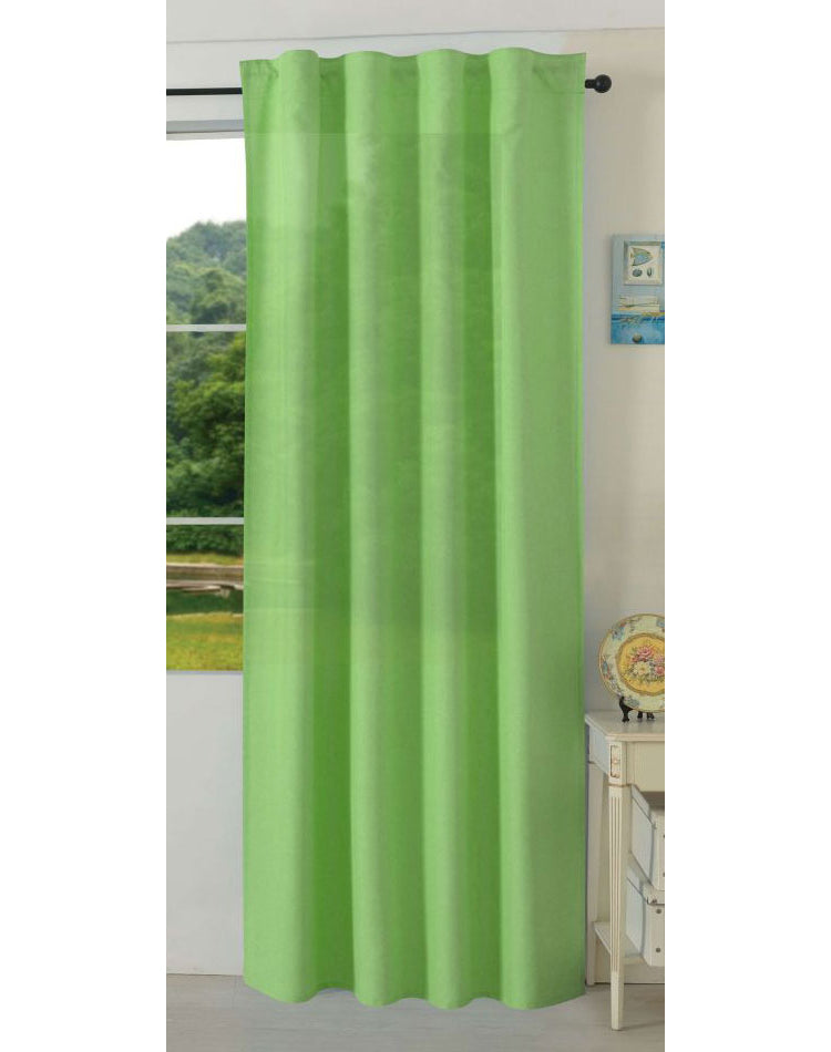 Vorhang Schal verdeckte Schlaufen >>Cationic<< blickdicht Leinen Optik natura seidenmatt (HxB) Landhaus Stil 20440 Grün Vorhang 20440gruen | Gardinenbox.de