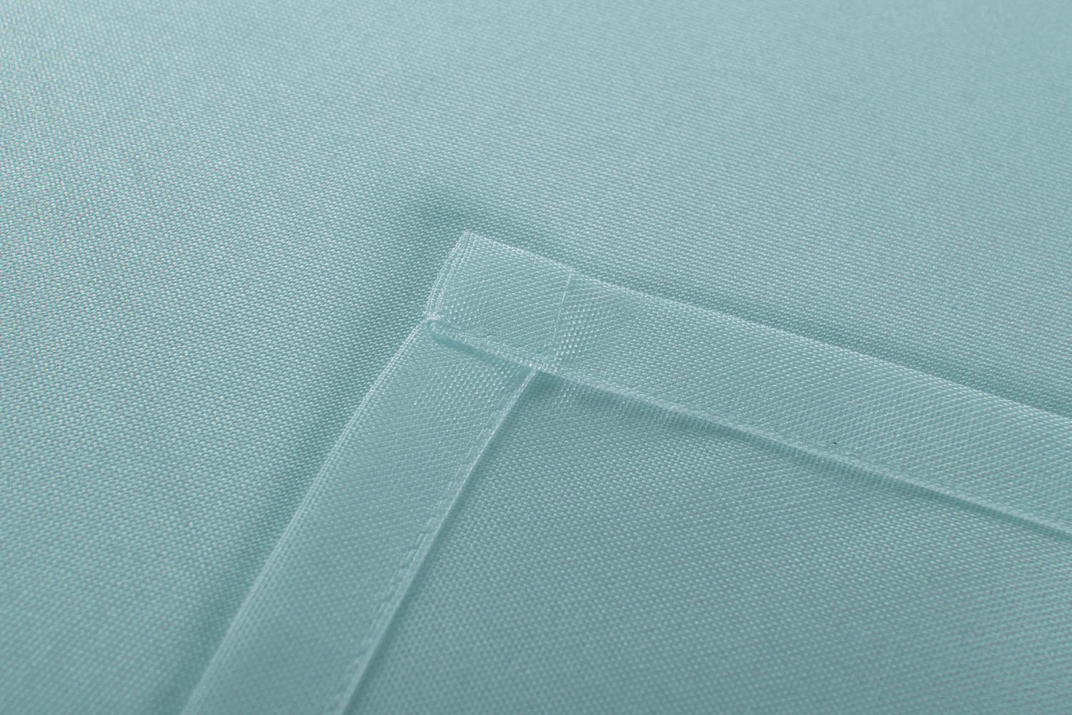 2er Pack Flächenvorhänge Schiebegardinen komplett Set Cationic blickdicht Leinen Optik natura seidenmatt Landhaus Stil 204411-2 Schiebegardine 204411_detail_3-aqua | Gardinenbox.de