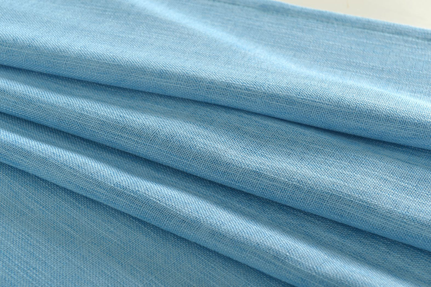 Vorhang Schal verdeckte Schlaufen >>Linene<< blickdicht Leinen Optik Natur Grobfaser (HxB) Lanhaus Stil schwere Qualität 20445 Vorhang 20445_tArkis_6 | Gardinenbox.de