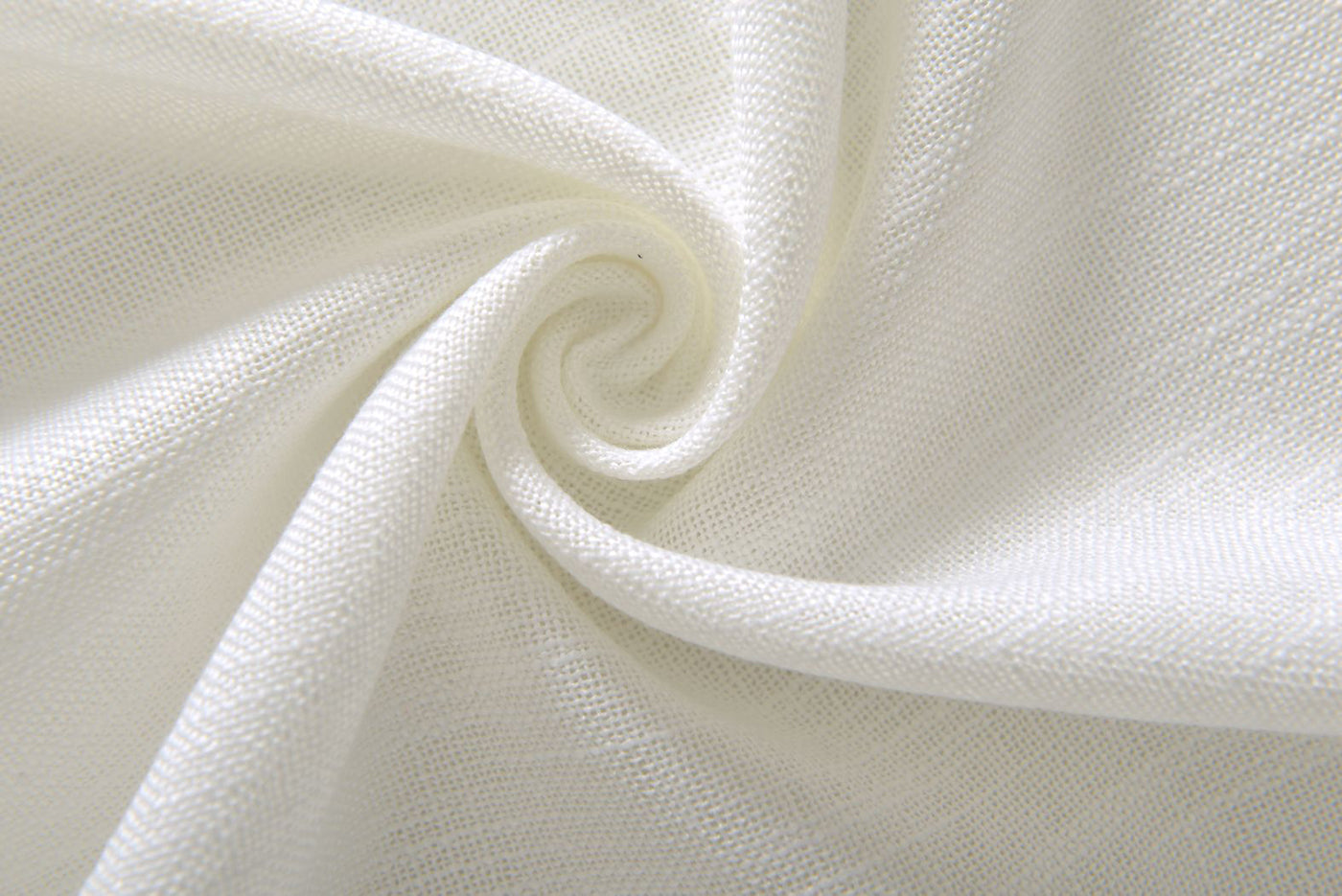 Vorhang Schal verdeckte Schlaufen >>Linene<< blickdicht Leinen Optik Natur Grobfaser (HxB) Lanhaus Stil schwere Qualität 20445 Vorhang 20445_weiss_2 | Gardinenbox.de