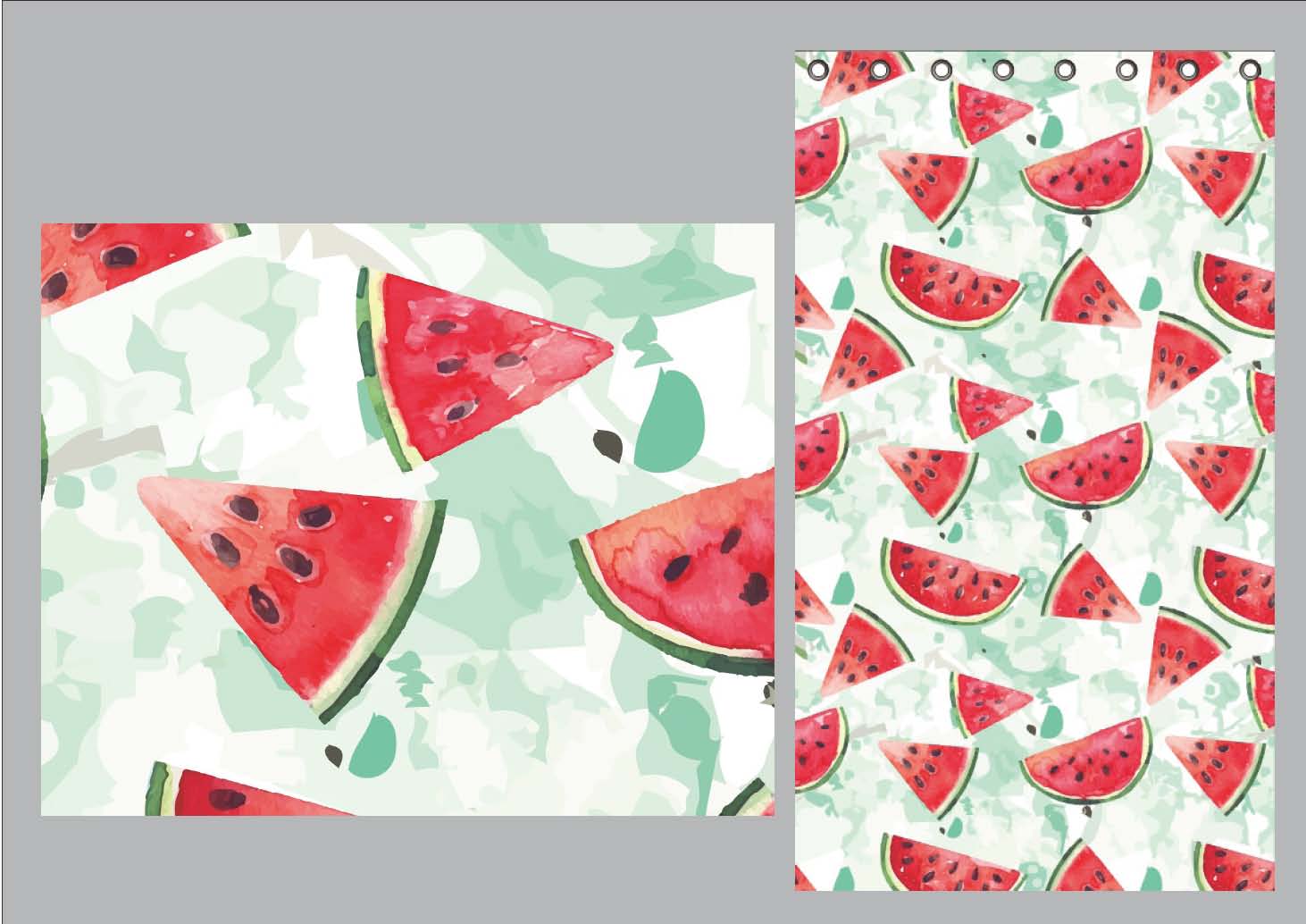 Vorhang Schal blickdicht verdeckte Schlaufen Universalband Digitaldruck (Höhe x Breite cm) 20490 Vorhang 20490-012ds | Gardinenbox.de