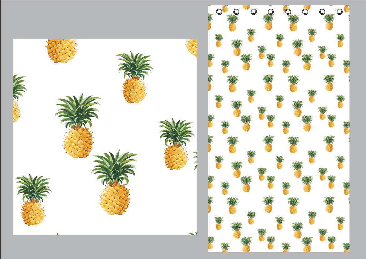 Vorhang Schal blickdicht verdeckte Schlaufen Universalband Digitaldruck (Höhe x Breite cm) 20490 Vorhang 20490-013ds | Gardinenbox.de