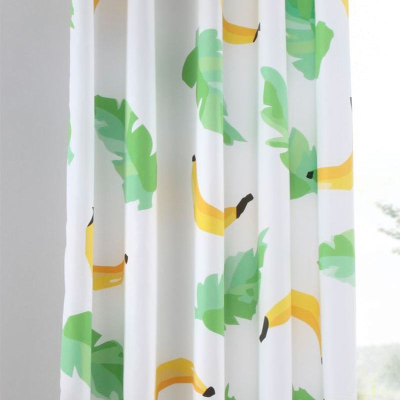 Vorhang Schal blickdicht verdeckte Schlaufen Universalband Digitaldruck (Höhe x Breite cm) 20490 Banane Vorhang 20490banane | Gardinenbox.de
