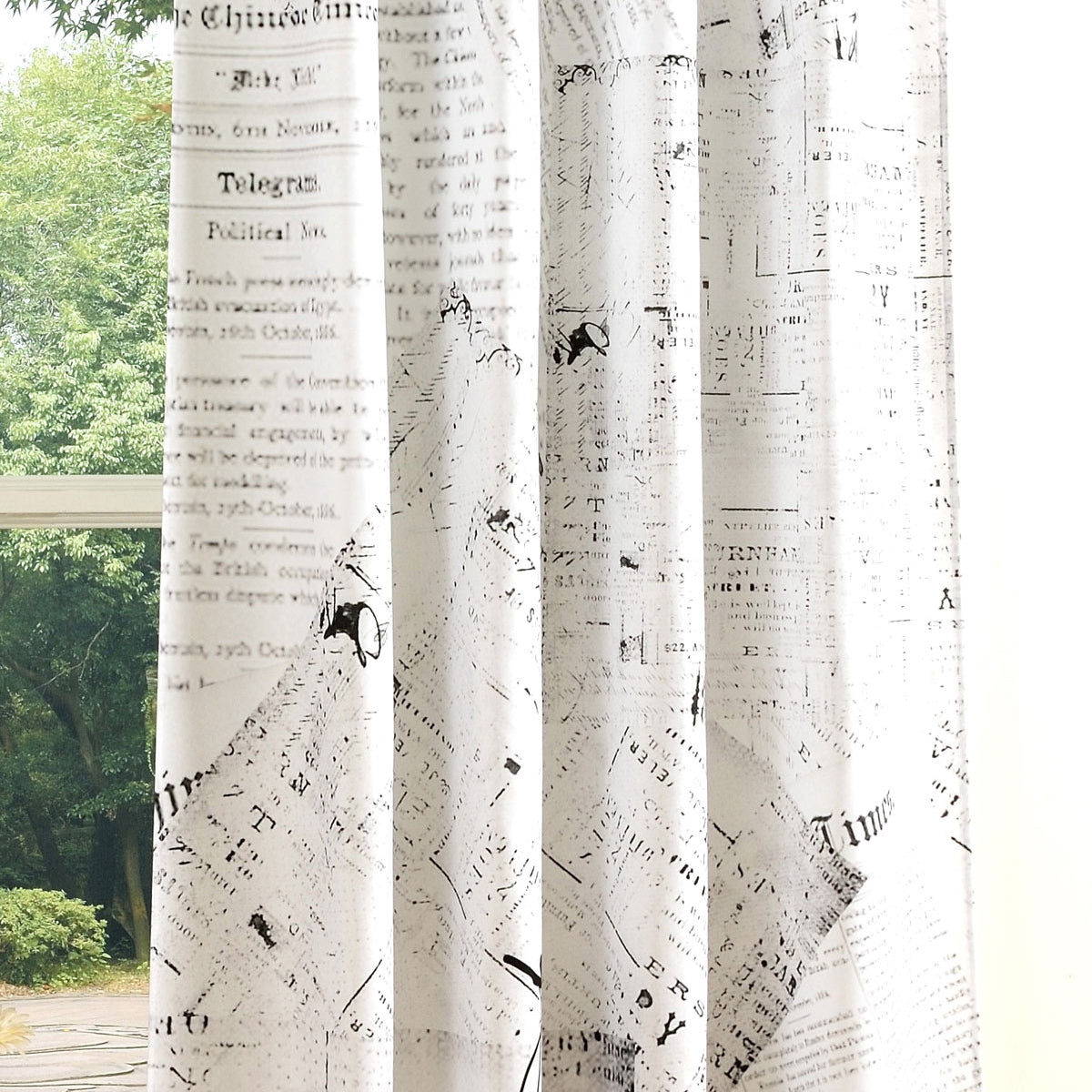 Vorhang Schal blickdicht verdeckte Schlaufen Universalband Digitaldruck (Höhe x Breite cm) 20490 Bike Vorhang 20490bike | Gardinenbox.de