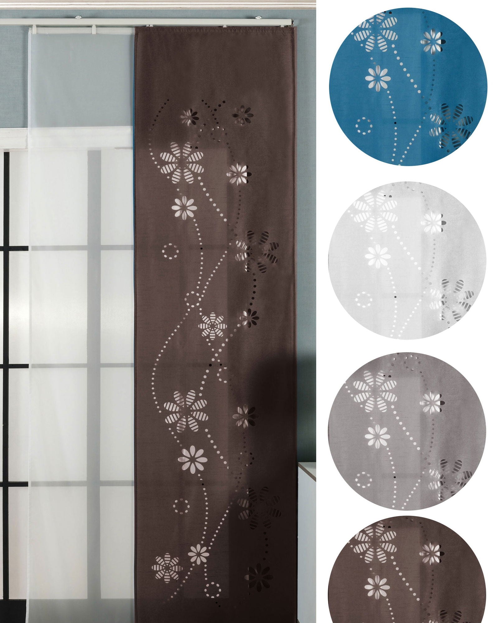 2er-Pack Schiebegardine Flächenvorhang Albi Lasercut Wildseide Optik Voile cm (HxB) inkl. Paneelwagen und Beschwerungsstangen 165630 Schiebegardine 2er-Pack_Schiebegardine_Flachenvorhang_Albi_Lasercut_Wildseide_Optik_Voile_cm_HxB_inkl._Paneelwagen_und_Beschwerungsstangen_165630_-_Gardinenbox.de_-_-3674665 | Gardinenbox.de