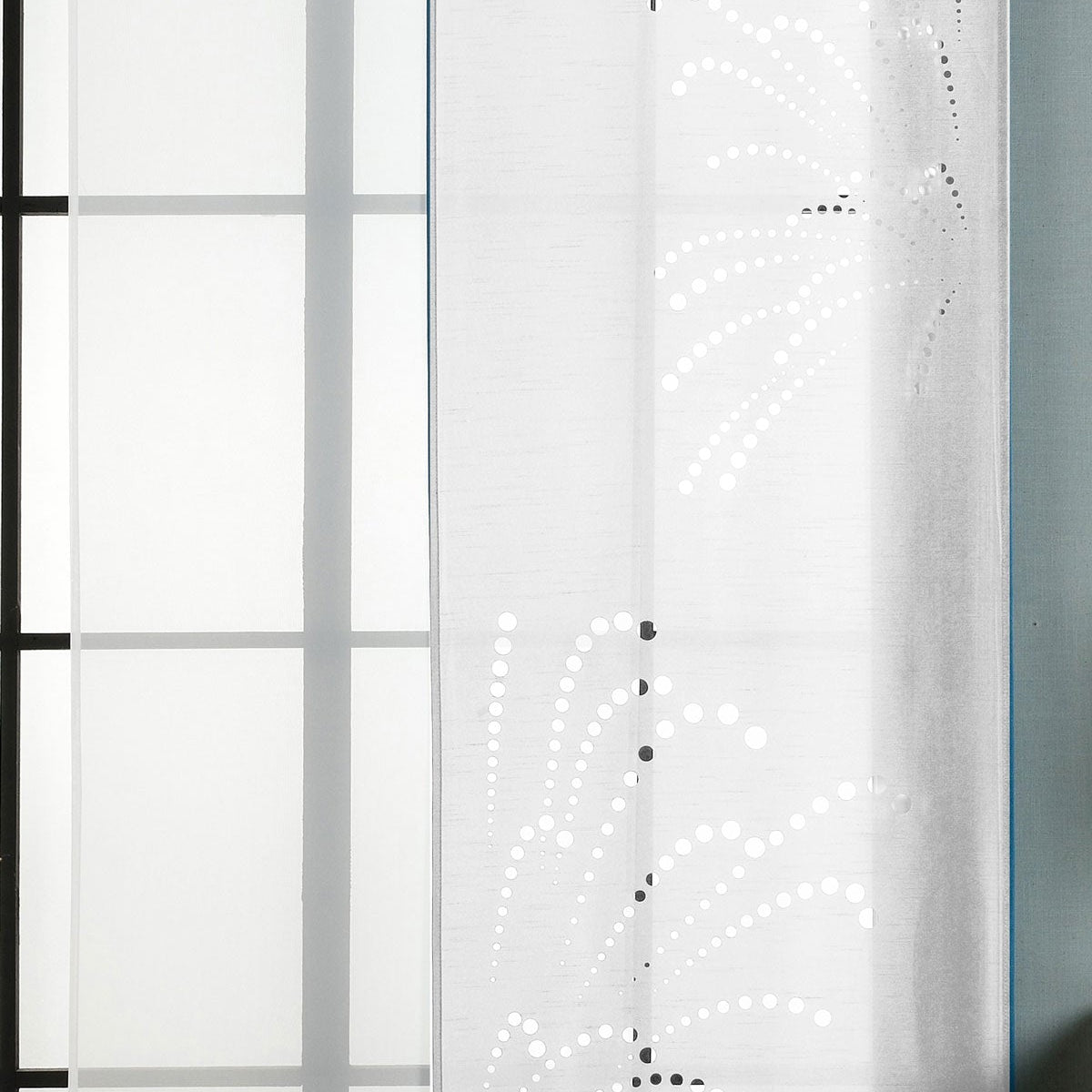 2er-Pack Schiebegardine Flächenvorhang Rodez Lasercut Wildseide Optik Voile cm (HxB) inkl. Paneelwagen und Beschwerungsstangen 165640 Weiß Schiebegardine 2er-Pack_Schiebegardine_Flachenvorhang_Rodez_Lasercut_Wildseide_Optik_Voile_cm_HxB_inkl._Paneelwagen_und_Beschwerungsstangen_165640_-_Gardinenbox.de_-_-3675278 | Gardinenbox.de