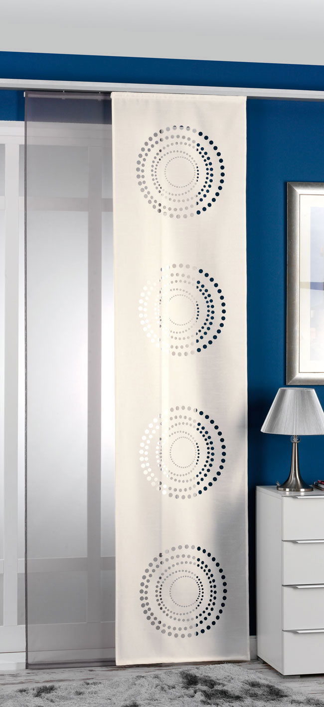 2er-Pack Schiebegardine Flächenvorhang Schiebevorhang Paneelwagen Beschwerungs 165665 Creme Schiebegardine 2er-Pack_Schiebegardine_Flachenvorhang_Schiebevorhang_Paneelwagen_Beschwerungs_165665_-_Gardinenbox.de_-_-3675395 | Gardinenbox.de