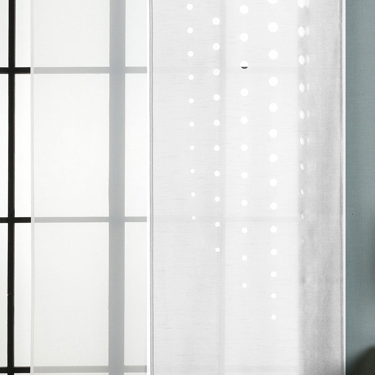 2er-Pack Schiebegardine Flächenvorhang Toledo Lasercut Wildseide Optik Voile cm (HxB) inkl. Paneelwagen und Beschwerungsstangen 165660 Weiß Schiebegardine 2er-Pack_Schiebegardine_Flachenvorhang_Toledo_Lasercut_Wildseide_Optik_Voile_cm_HxB_inkl._Paneelwagen_und_Beschwerungsstangen_165660_-_Gardinenbox.de_-_-3675424 | Gardinenbox.de