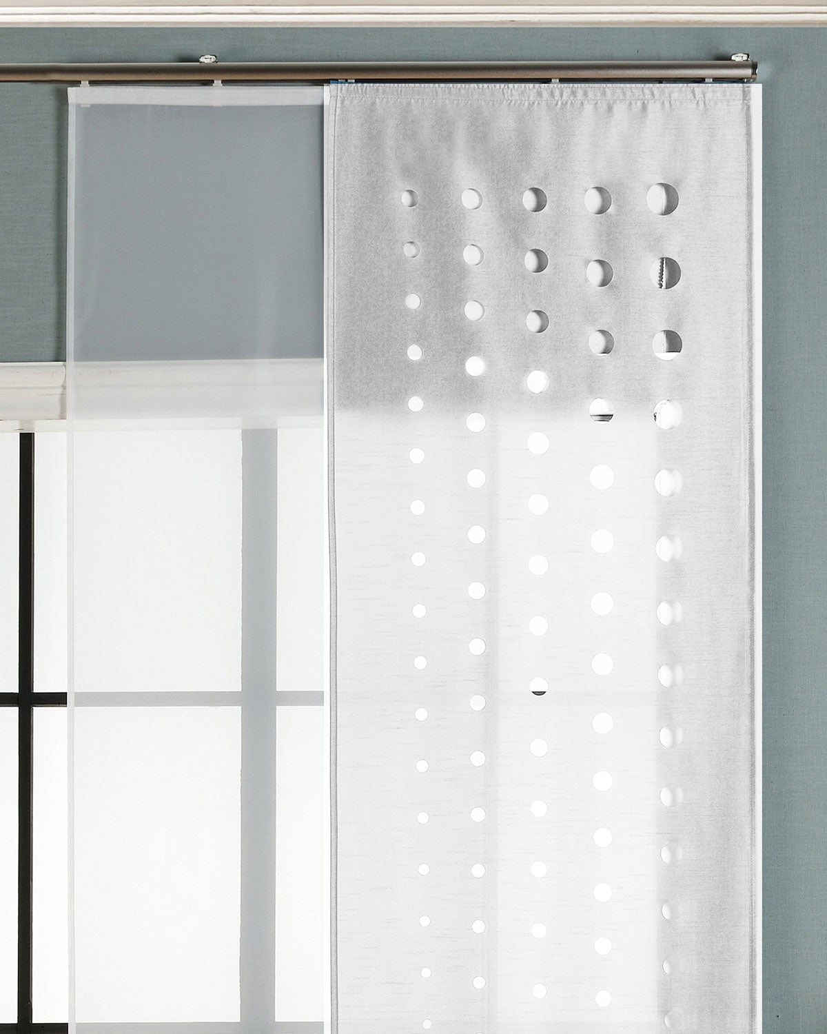 2er-Pack Schiebegardine Flächenvorhang Toledo Lasercut Wildseide Optik Voile cm (HxB) inkl. Paneelwagen und Beschwerungsstangen 165660 Weiß Schiebegardine 2er-Pack_Schiebegardine_Flachenvorhang_Toledo_Lasercut_Wildseide_Optik_Voile_cm_HxB_inkl._Paneelwagen_und_Beschwerungsstangen_165660_-_Gardinenbox.de_-_-3675424 | Gardinenbox.de