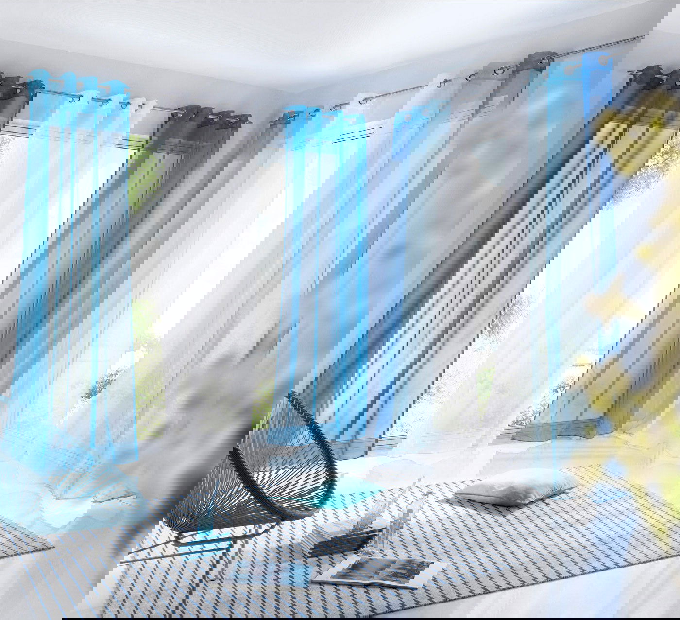 2er Pack Gardinen Vertikal Farbverlauf Druck Transparent »Modena« mit Ösen und Raffhalter, Vorhang, Dekoschal 10000183 Gardinen Set 2er_Pack_Gardinen_Vertikal_Farbverlauf_Druck_Transparent_Modena_mit_Osen_und_Raffhalter_Vorhang_Dekoschal_10000183_-_Gardinenbox.de_-_-3668433 | Gardinenbox.de