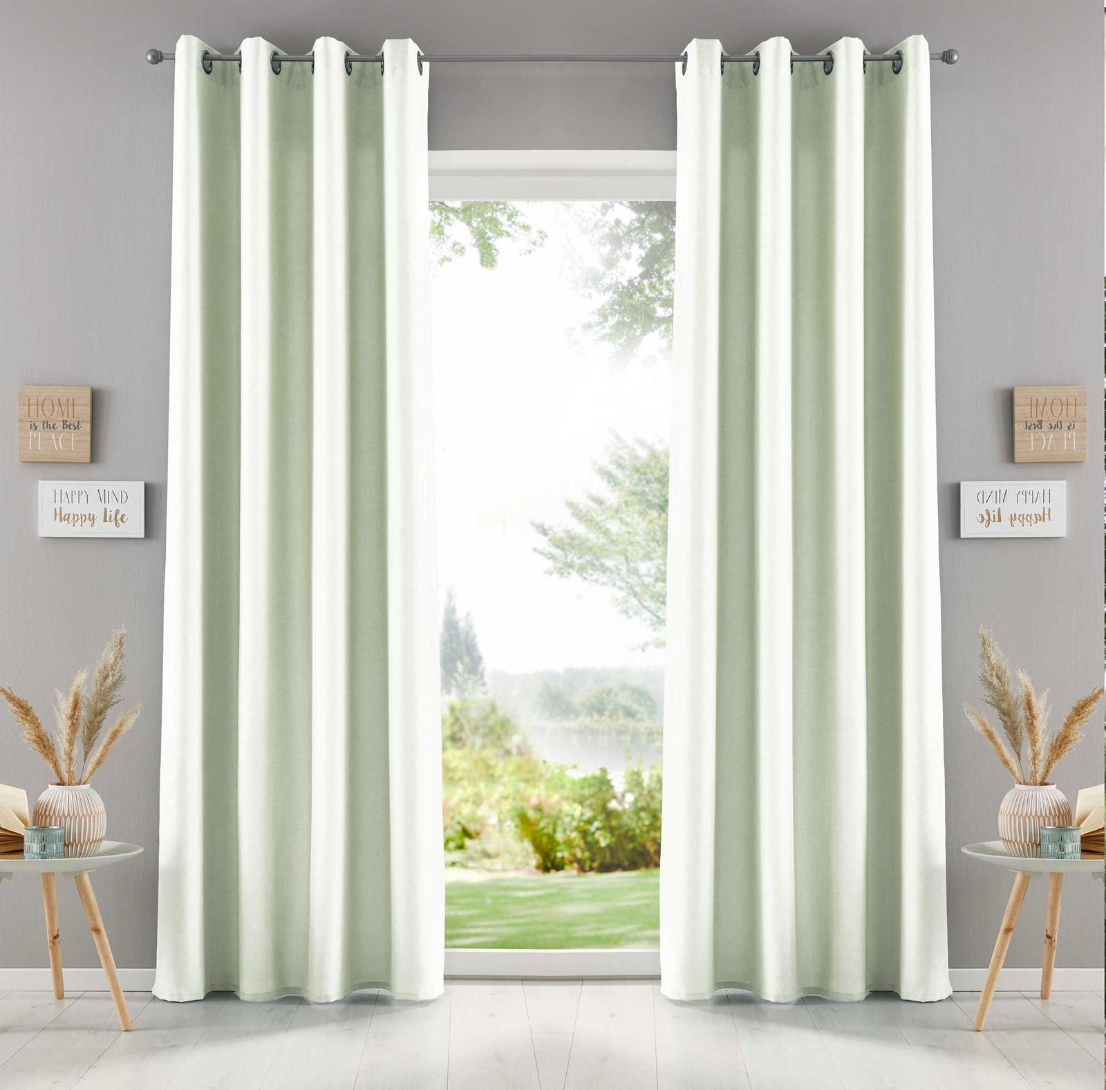 2er Pack Vorhänge Schal Ösen Cationic »Erfurt« Leinen Optik Blickdicht Meliert Landhausstil Ösenvorhang 202072-2 Creme Vorhang Set 2er_Pack_Vorhange_Schal_Osen_Cationic_Erfurt_Leinen_Optik_Blickdicht_Meliert_Landhausstil_Osenvorhang_202072-2_-_Gardinenbox.de_-_-3668758 | Gardinenbox.de