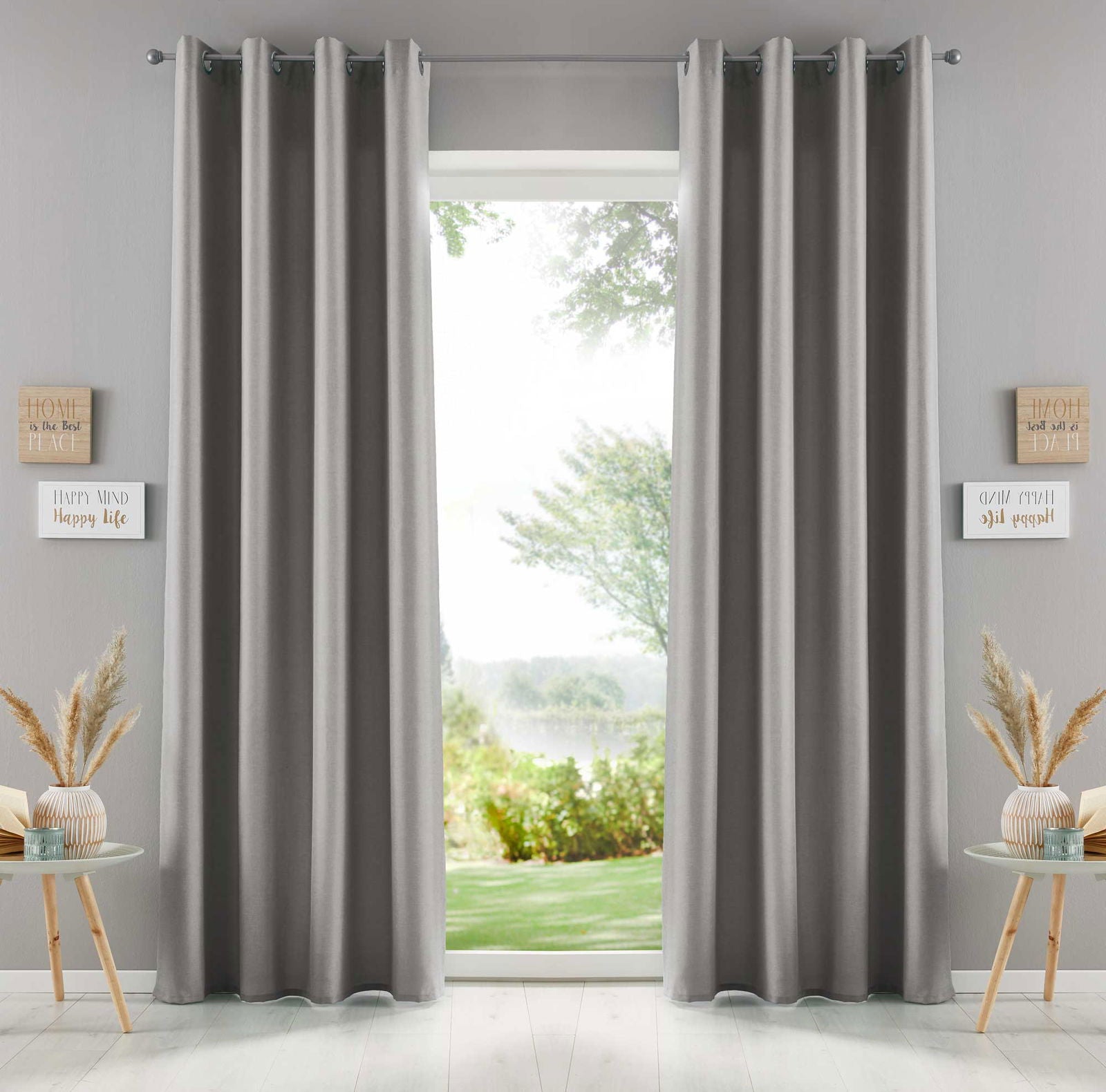 2er Pack Vorhänge Schal Ösen Cationic »Erfurt« Leinen Optik Blickdicht Meliert Landhausstil Ösenvorhang 202072-2 Grau Vorhang Set 2er_Pack_Vorhange_Schal_Osen_Cationic_Erfurt_Leinen_Optik_Blickdicht_Meliert_Landhausstil_Osenvorhang_202072-2_-_Gardinenbox.de_-_-3668820 | Gardinenbox.de