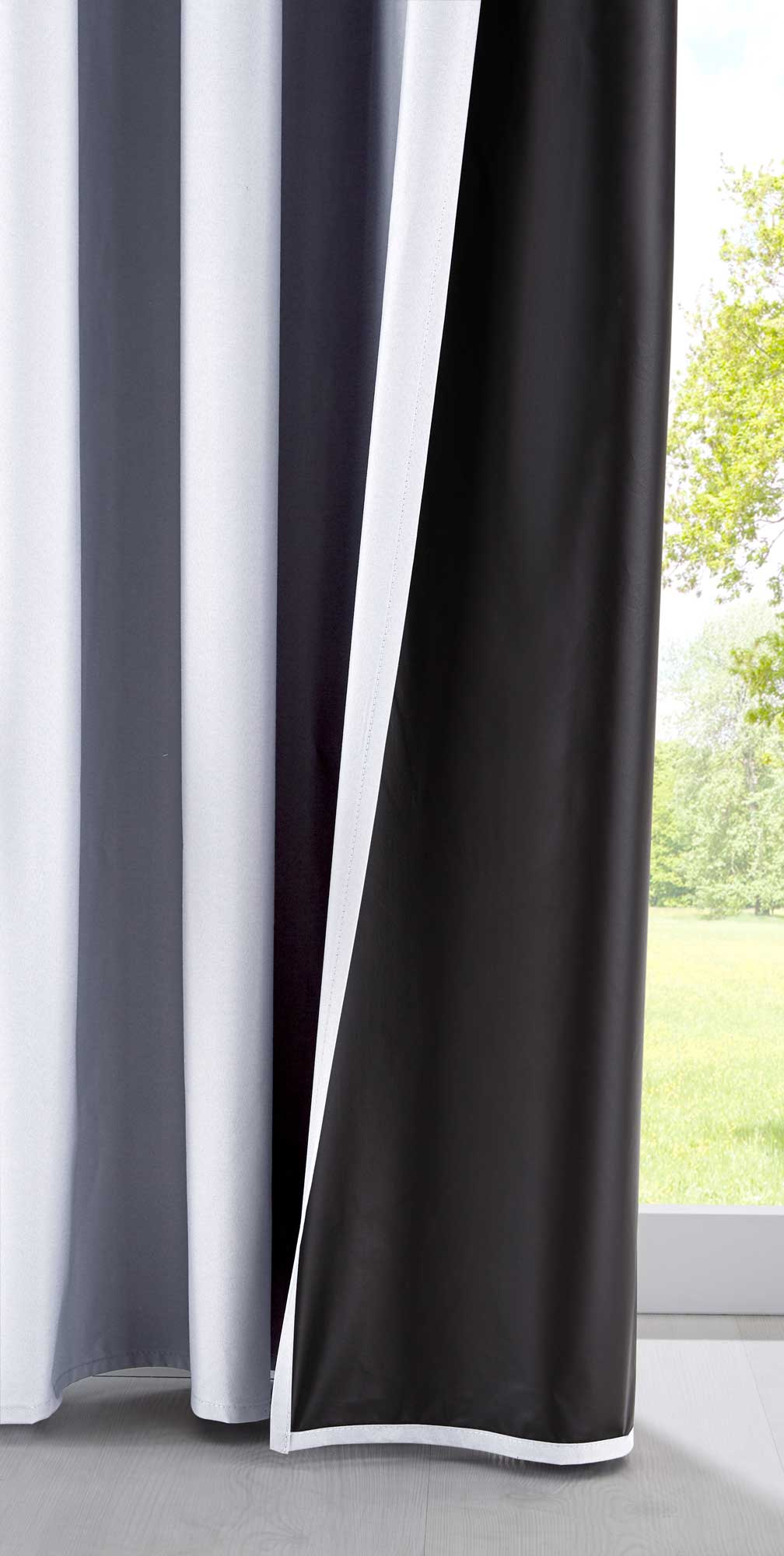 2er Pack Vorhänge Verdunkelung »DARK« 100% Blickdicht verdeckte Schlaufen Kräuselband Raffhalter Softshell Material Lichtundurchlässig 10000350-2 Vorhang Set 2er_Pack_Vorhange_Verdunklung_DARK_100_Blickdicht_verdeckte_Schlaufen_Krauselband_Raffhalter_Softshell_Material_Lichtundurchlassig_10000350-2_-_Gardinenbox.de_-_-3669039 | Gardinenbox.de