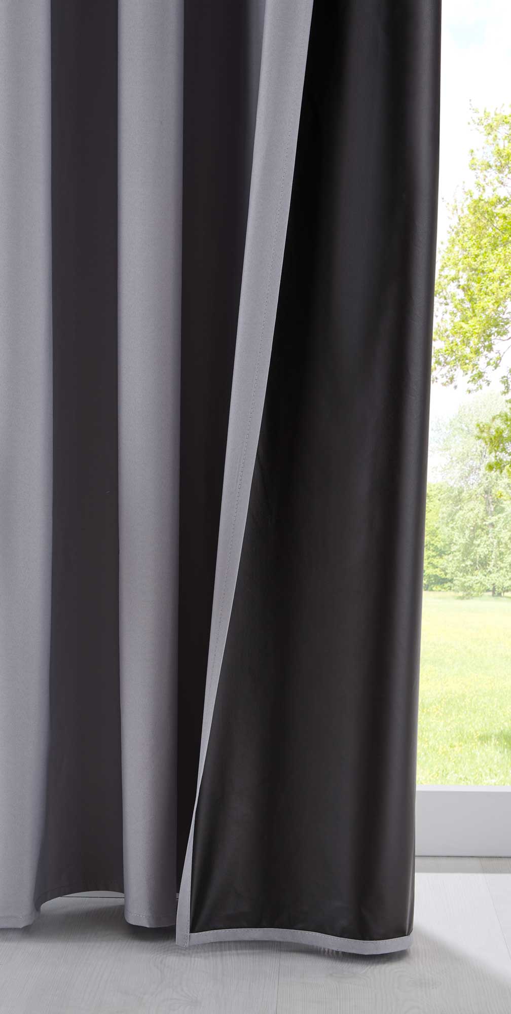 2er Pack Vorhänge Verdunkelung »DARK« 100% Blickdicht verdeckte Schlaufen Kräuselband Raffhalter Softshell Material Lichtundurchlässig 10000350-2 Vorhang Set 2er_Pack_Vorhange_Verdunklung_DARK_100_Blickdicht_verdeckte_Schlaufen_Krauselband_Raffhalter_Softshell_Material_Lichtundurchlassig_10000350-2_-_Gardinenbox.de_-_-3669146 | Gardinenbox.de