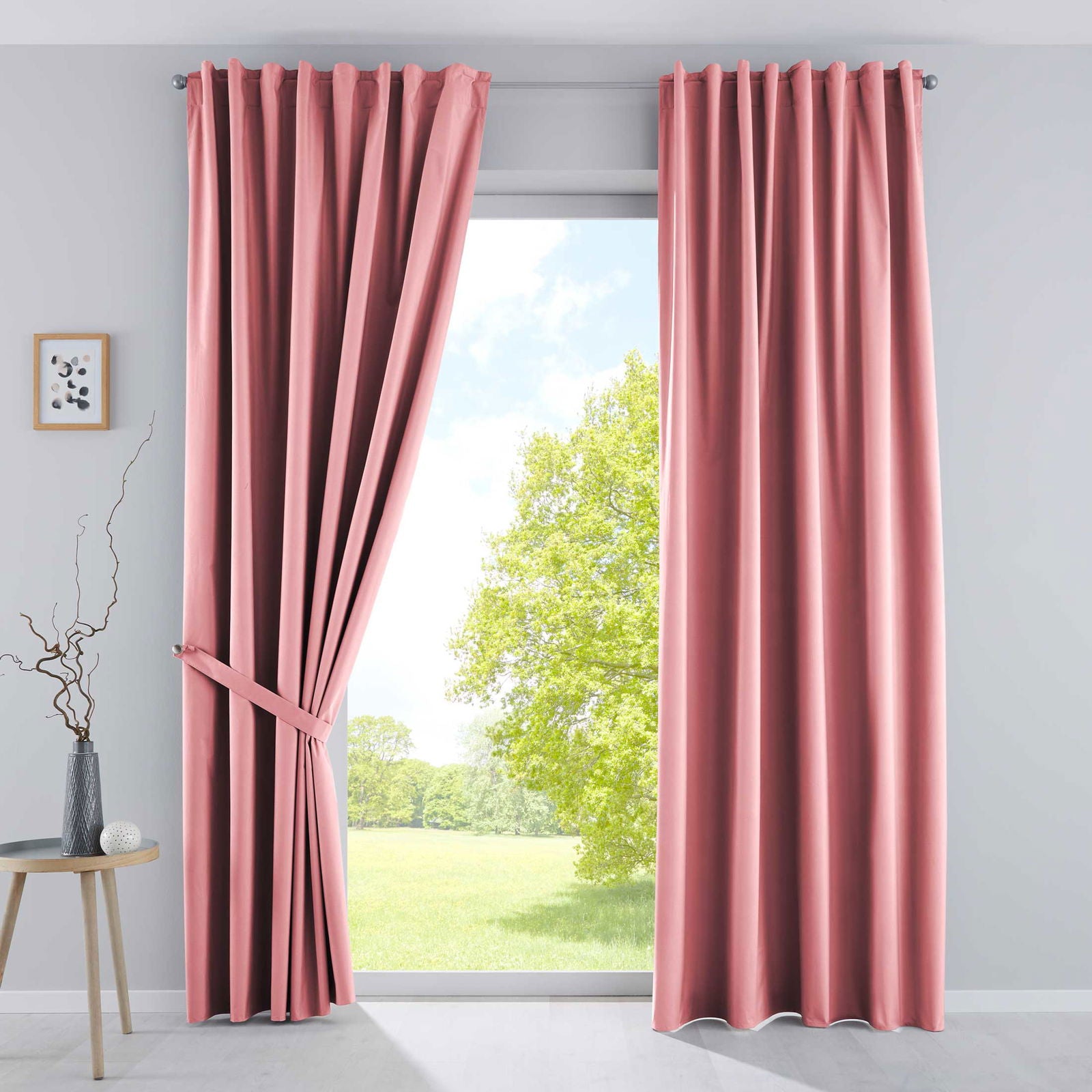 2er Pack Vorhänge Verdunkelung »DARK« 100% Blickdicht verdeckte Schlaufen Kräuselband Raffhalter Softshell Material Lichtundurchlässig 10000350-2 Altrosa Vorhang Set 2er_Pack_Vorhange_Verdunklung_DARK_100_Blickdicht_verdeckte_Schlaufen_Krauselband_Raffhalter_Softshell_Material_Lichtundurchlassig_10000350-2_-_Gardinenbox.de_-_-3669211 | Gardinenbox.de