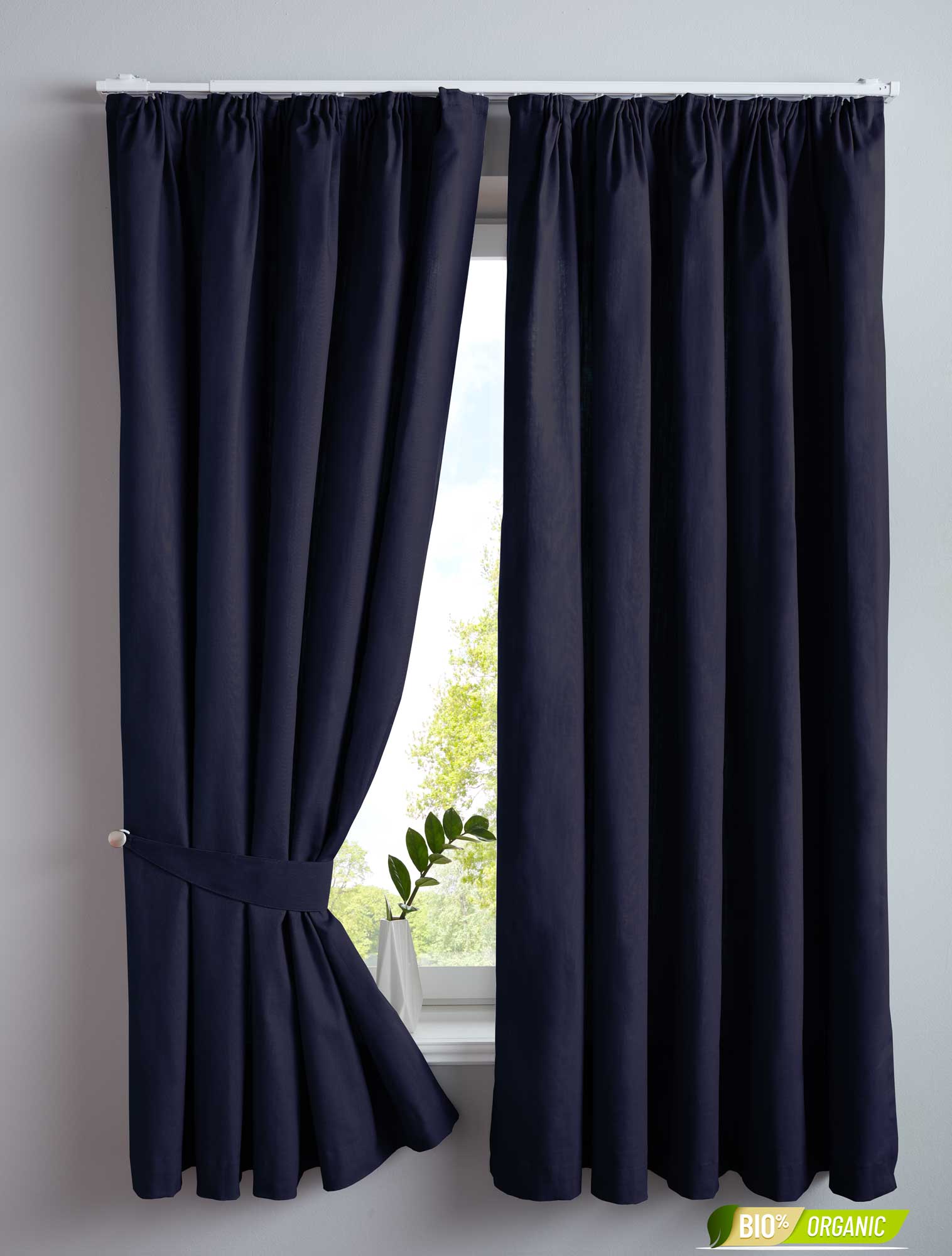 2er Set Bio Organic Vorhänge Reine Baumwolle Blickdicht Gardinen Verdeckte Schlaufen Gardinenband Pflegeleicht 202086 Dunkelblau HxB 160x145 cm Vorhang Set 2er_Set_Bio_Organic_Vorhange_Reine_Baumwolle_Blickdicht_Gardinen_Verdeckte_Schlaufen_Gardinenband_Pflegeleicht_202086_-_Gardinenbox.de_-_-3669510 | Gardinenbox.de