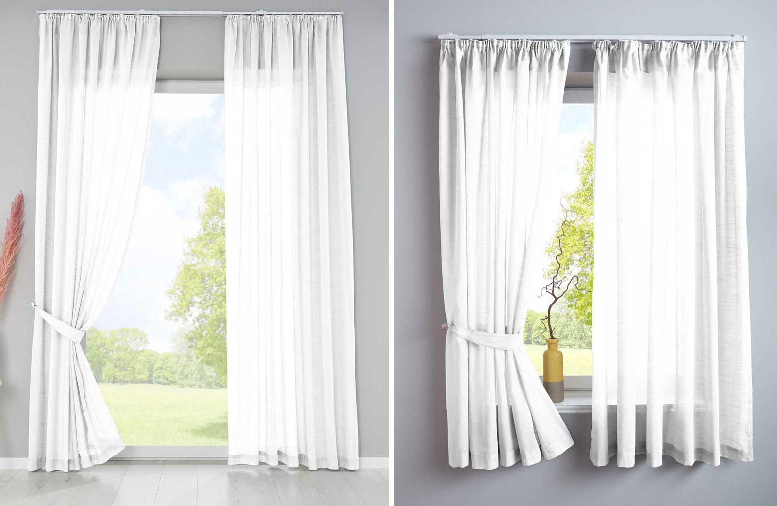 2er Set Bio Organic Vorhänge Reine Baumwolle Transparent Gardinen Verdeckte Schlaufen Gardinenband Pflegeleicht 202087 Vorhang Set 2er_Set_Bio_Organic_Vorhange_Reine_Baumwolle_Transparent_Gardinen_Verdeckte_Schlaufen_Gardinenband_Pflegeleicht_202087_-_Gardinenbox.de_-_-3669791 | Gardinenbox.de