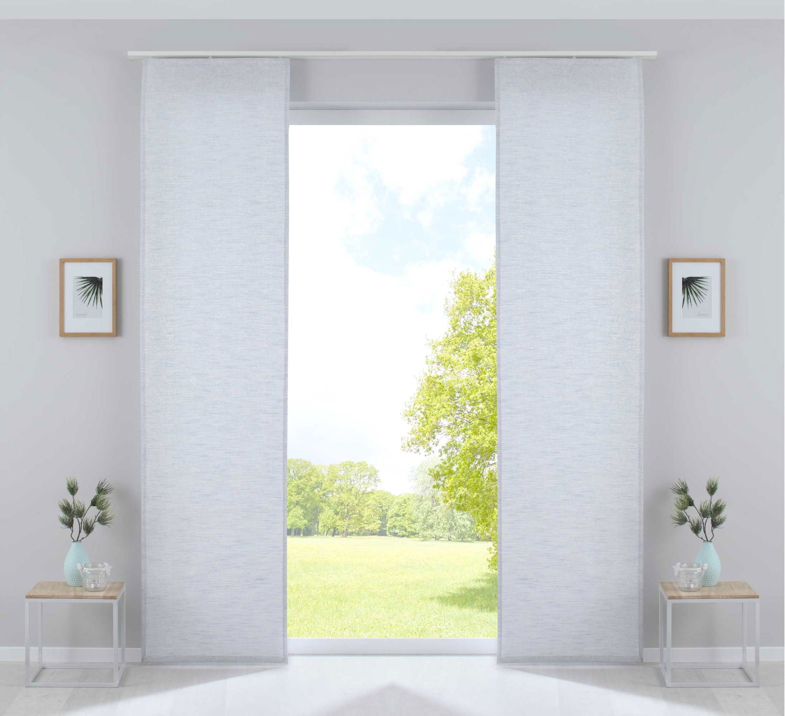 2er Set Flächenvorhänge mit Jacquardmusterung und Effektgarn »Sivas« Schiebegardinen Paneelwagen Moderne Optik 20190351-2 Aqua Schiebegardine 2er_Set_Flachenvorhange_mit_Jacquardmusterung_und_Effektgarn_Sivas_Schiebegardinen_Paneelwagen_Moderne_Optik_20190351-2_-_Gardinenbox.de_-_-3670648 | Gardinenbox.de