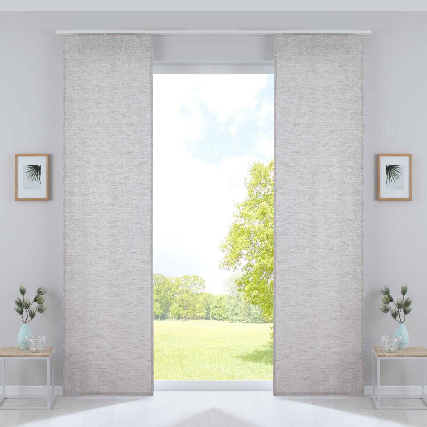 2er Set Flächenvorhänge mit Jacquardmusterung und Effektgarn »Sivas« Schiebegardinen Paneelwagen Moderne Optik 20190351-2 Taupe Schiebegardine 2er_Set_Flachenvorhange_mit_Jacquardmusterung_und_Effektgarn_Sivas_Schiebegardinen_Paneelwagen_Moderne_Optik_20190351-2_-_Gardinenbox.de_-_-3670742 | Gardinenbox.de