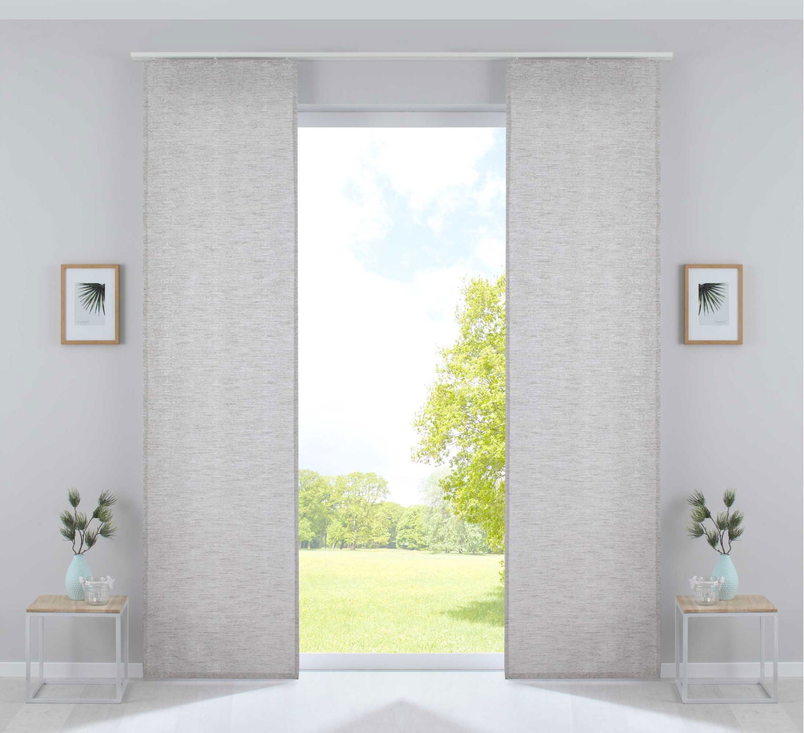 2er Set Flächenvorhänge mit Jacquardmusterung und Effektgarn »Sivas« Schiebegardinen Paneelwagen Moderne Optik 20190351-2 Taupe Schiebegardine 2er_Set_Flachenvorhange_mit_Jacquardmusterung_und_Effektgarn_Sivas_Schiebegardinen_Paneelwagen_Moderne_Optik_20190351-2_-_Gardinenbox.de_-_-3670742 | Gardinenbox.de