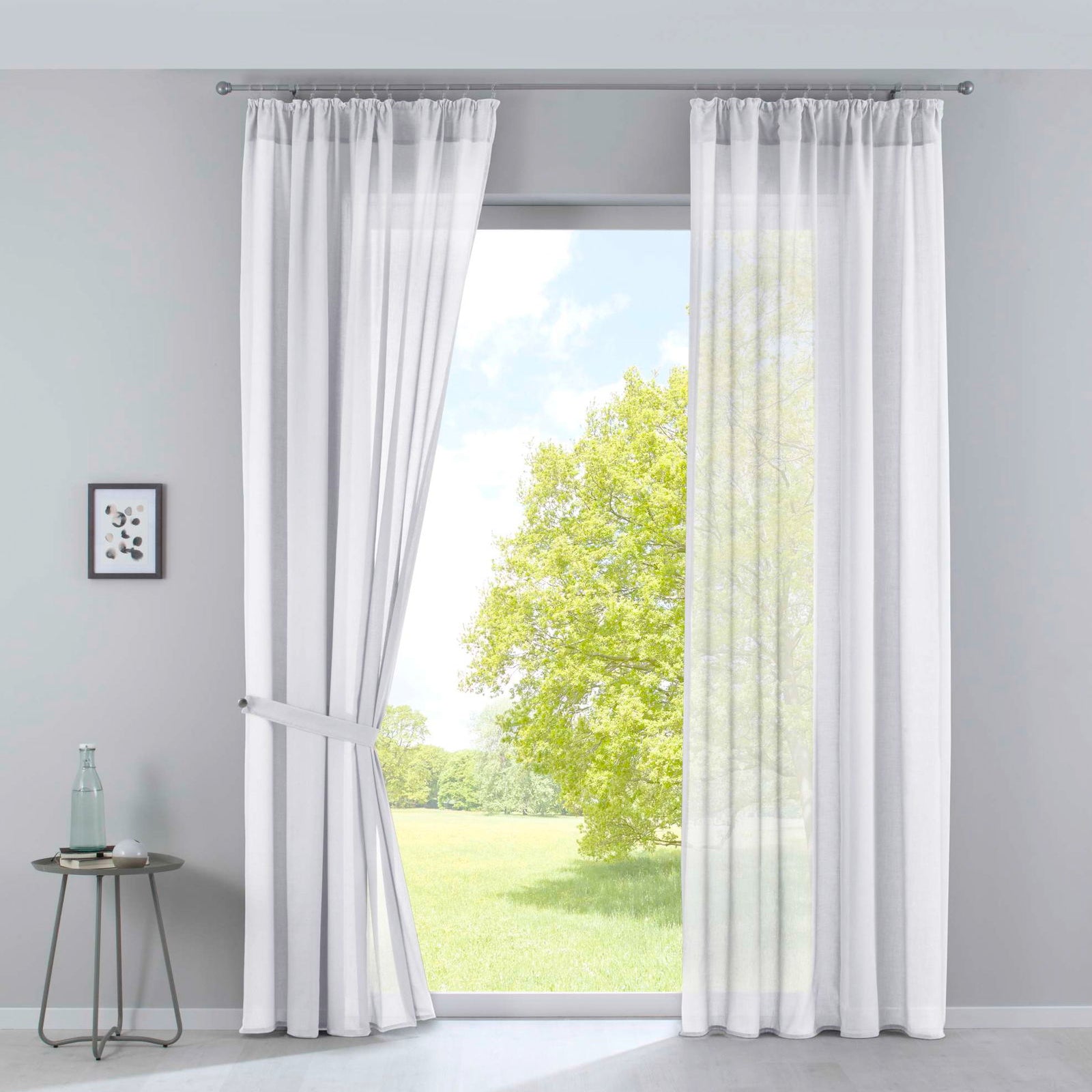 2er Set Gardinen »Nizza« Baumwoll-Voile Halbvoile Transparent Stores mit Gardinenband und Tuneldurchzug 2019031-2 Weiß Gardinenschal 2er_Set_Gardinen_Nizza_Baumwoll-Voile_Halbvoile_Transparent_Stores_mit_Gardinenband_und_Tuneldurchzug_2019031-2_-_Gardinenbox.de_-_-3671672 | Gardinenbox.de