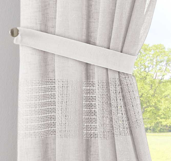 2er Set Gardinen Voile »Sanremo« Landhaus-Stil Querstreifen Leinen Häkel Optik Netzstruktur verdeckte Schlaufen Gardinenband 20190340-2 Gardinenschal 2er_Set_Gardinen_Voile_Sanremo_Landhaus-Stil_Querstreifen_Leinen_Hakel_Optik_Netzstruktur_verdeckte_Schlaufen_Gardinenband_20190340-2_-_Gardinenbox.de_-_-3671445 | Gardinenbox.de